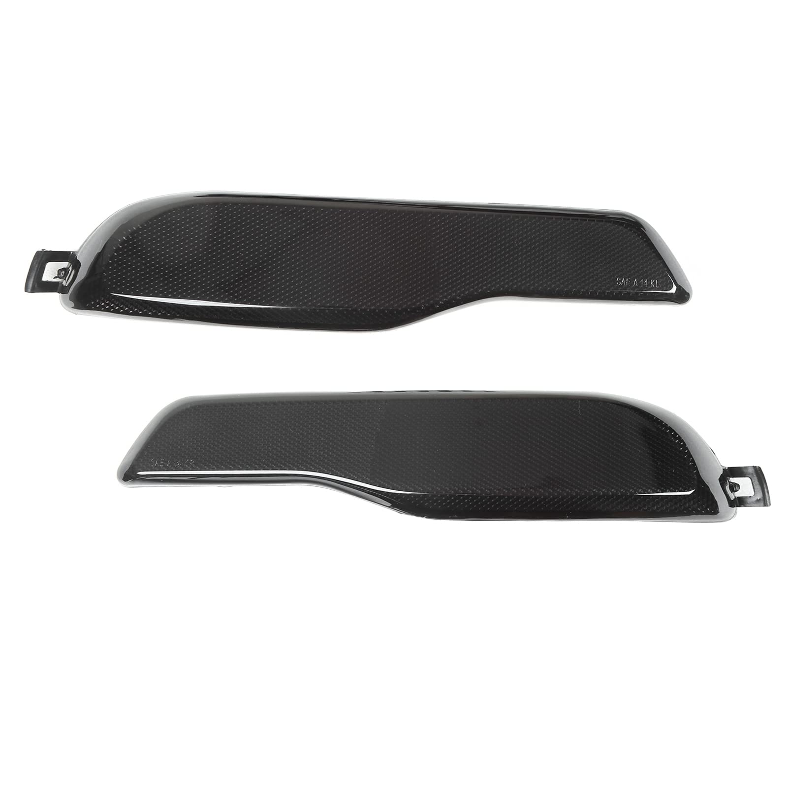 Aramox Rear Bumper Reflector, Left Right Rear Bumper Reflector Smoky Black 68105145Ac Replacement For Jeep Cherokee Kl 2014-2018