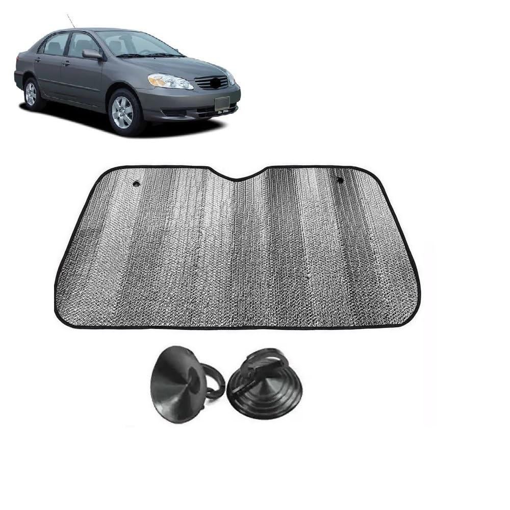 Car Windshield Sun Shade UV Rays Protector Silver Sunshade Solar Reflective Suitable for Corolla