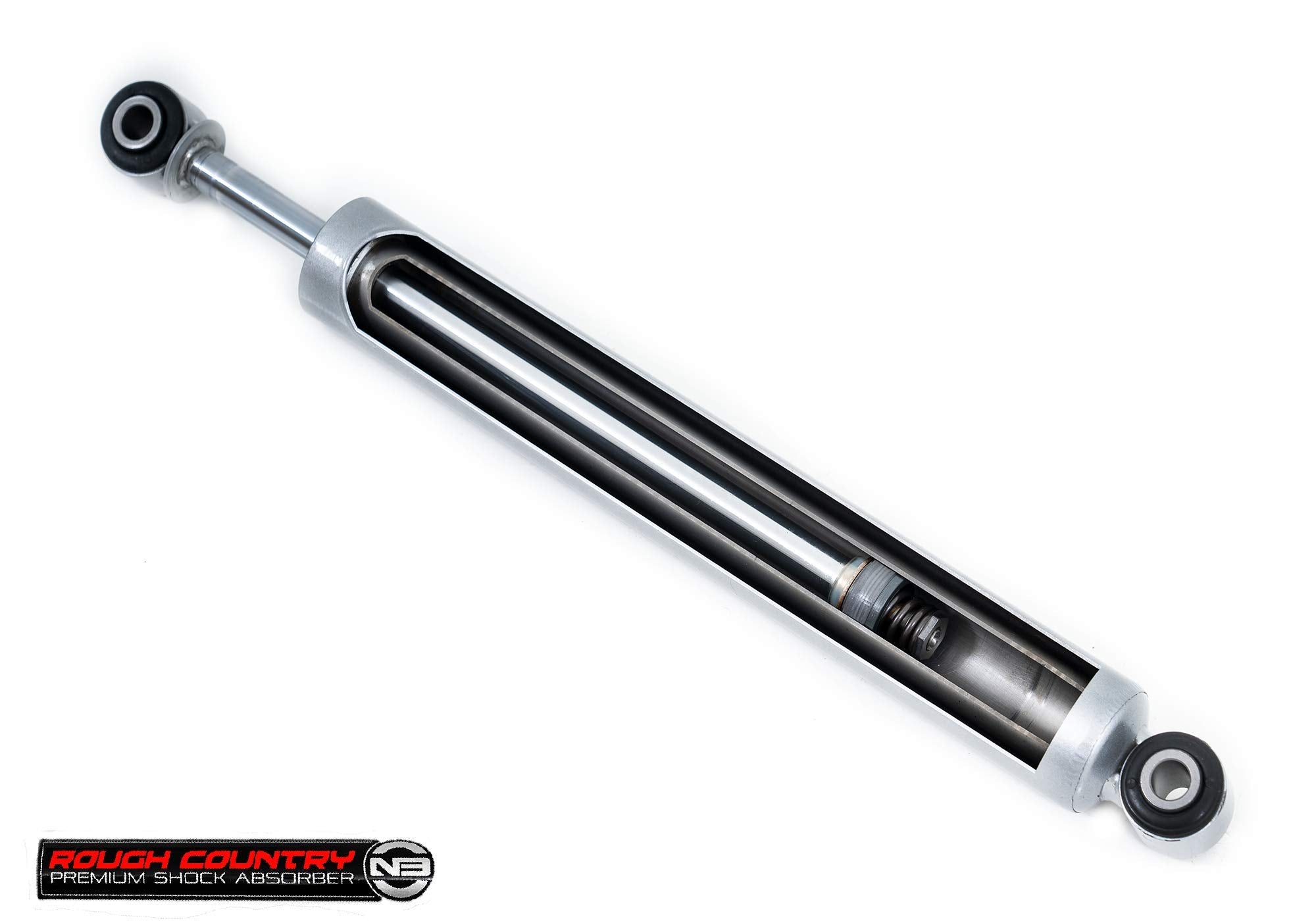 Rough Country N3 Rear Shocks for 17-24 Ford Super Duty, 2.5-4.5" Size, Alloy Steel, Model 23190_A