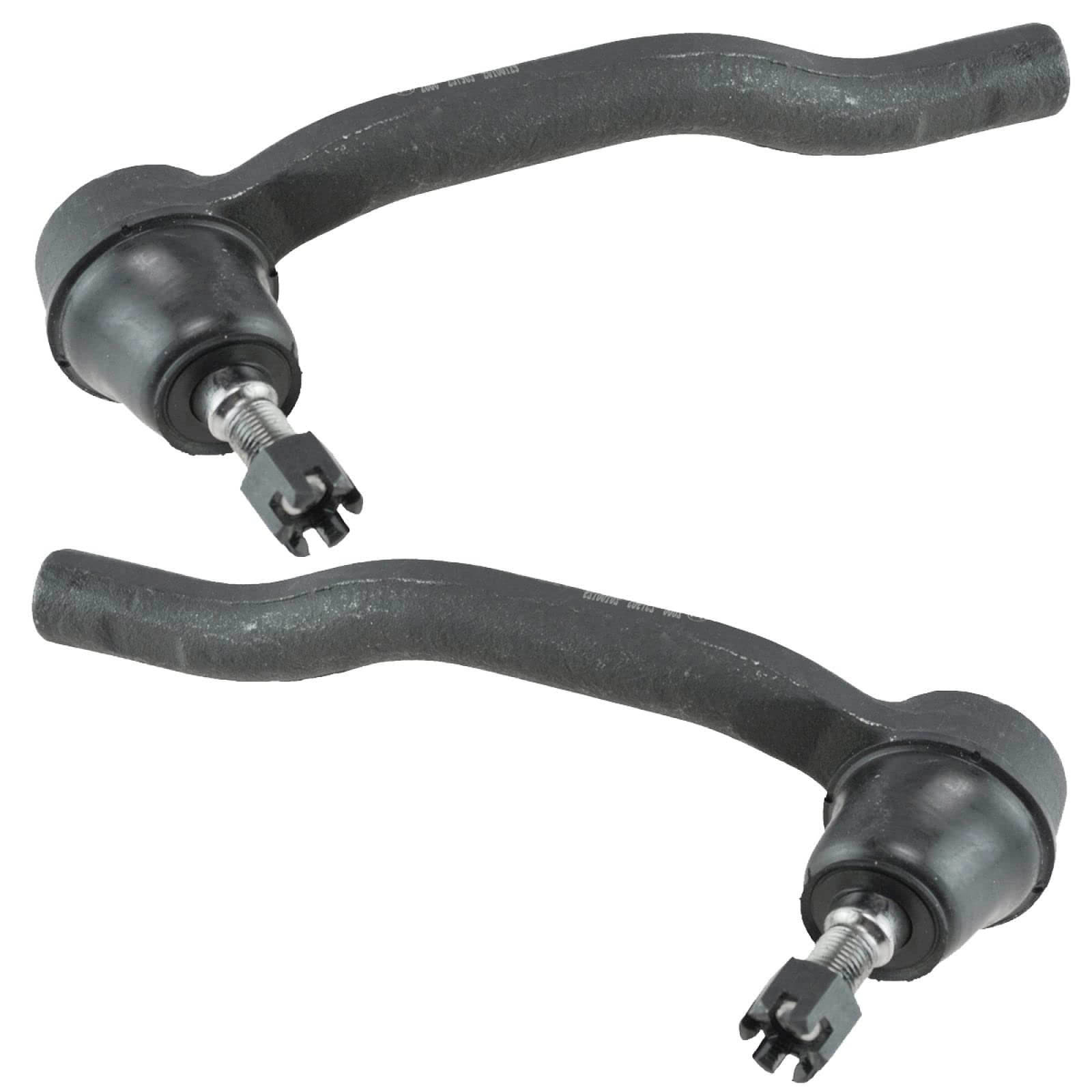 TRQ Front Outer Tie Rod Set Compatible with 2007-2012 Mazda CX-7 2007-2015 CX-9