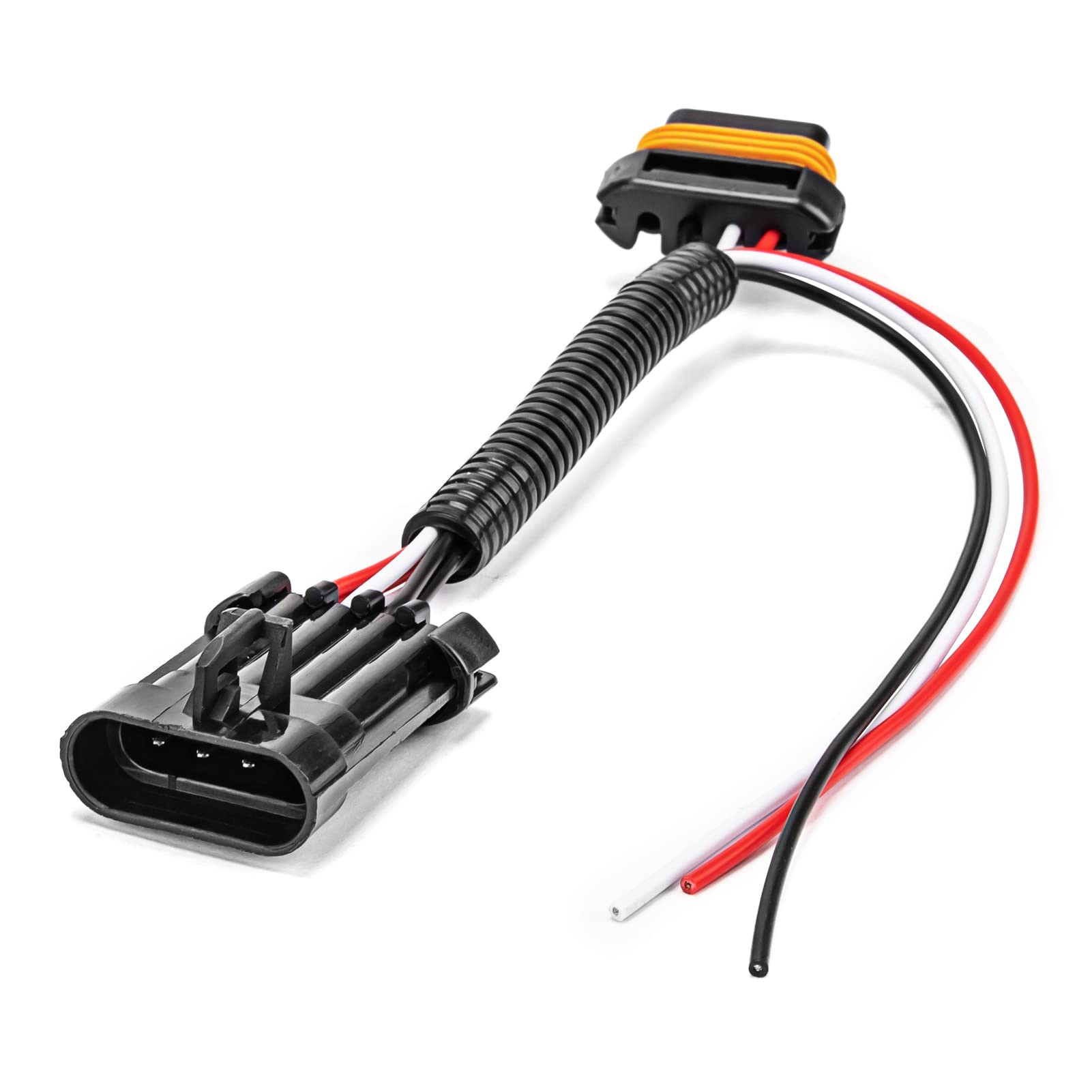 Mofun Compatible with 2015-2024 Polaris RZR Ranger Tail Light Auxiliary Power Plug Harness Fits for License Plate Light,Whip Lig