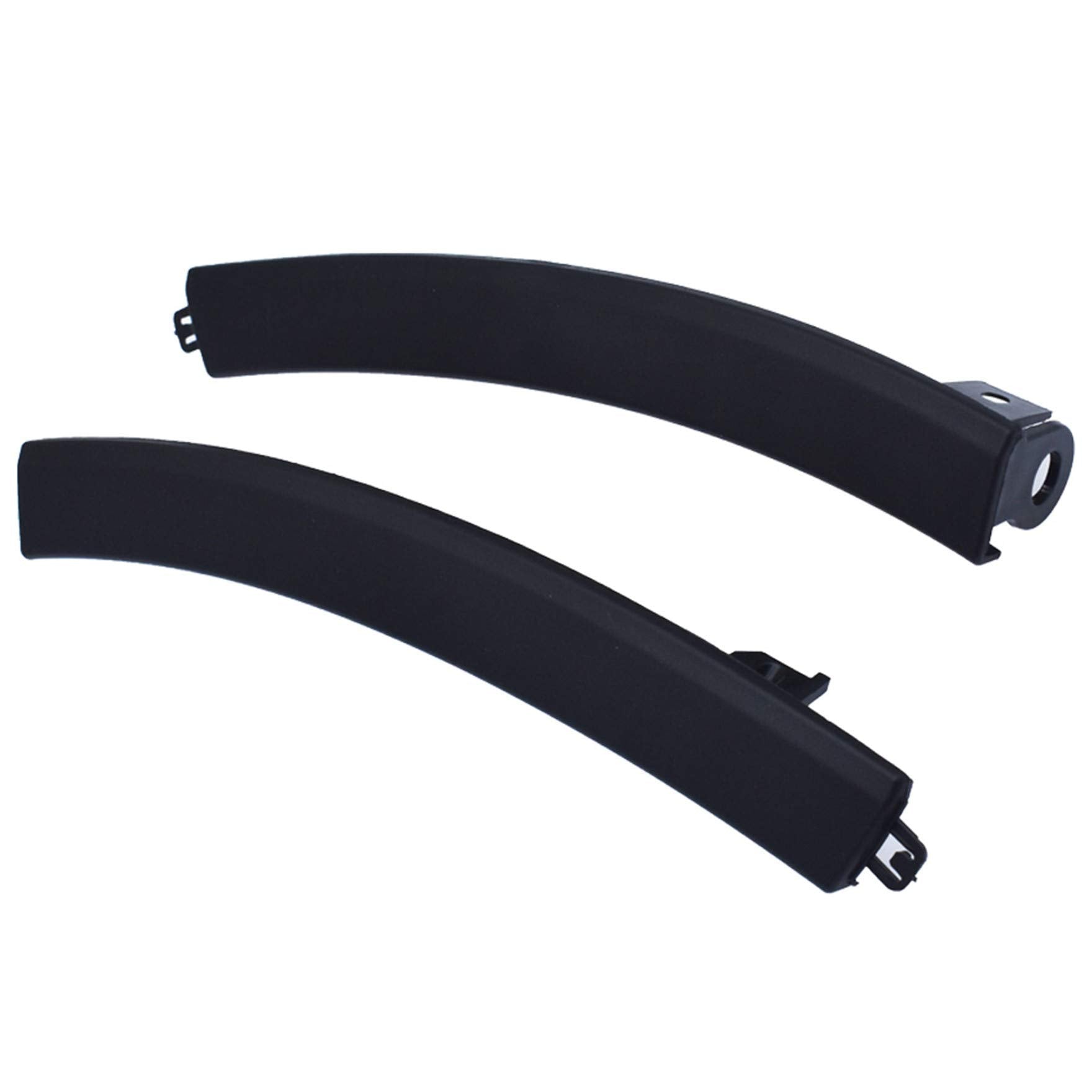 Waltyotur Bumper Filler Set for CRV 2007-2011 - Front Left & Right, Black, ABS Material, Models 71108SWA000, HO1088114