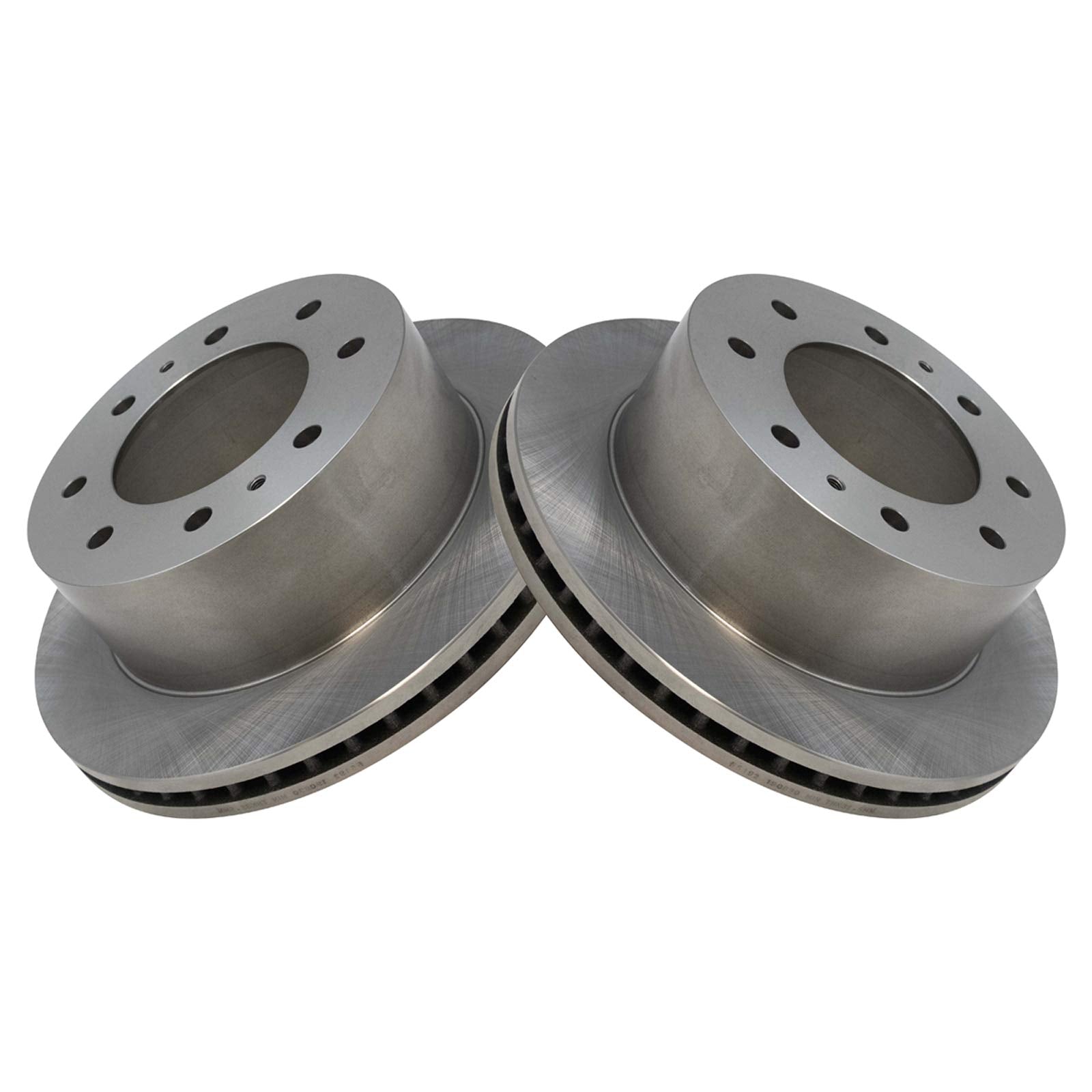 Trq Rear Brake Rotors Set Vented Compatible With 2011-2023 Chevrolet Silverado 2500 Hd Silverado 3500 Hd 2016-2019 Suburban 3500