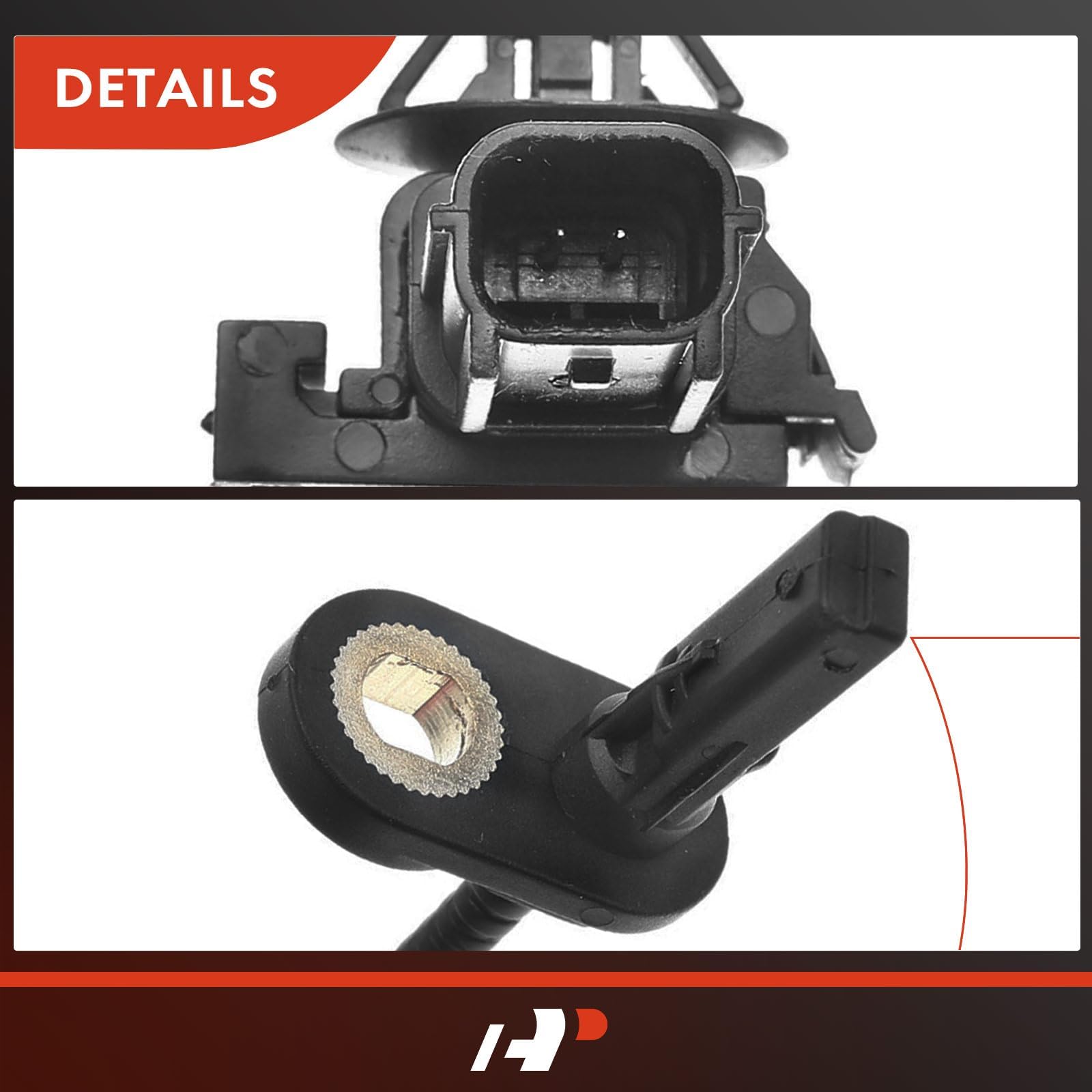 A-Premium Abs Wheel Speed Sensor Compatible With Honda Models - Crosstour 2012-2015, Accord Crosstour 2011, Hatchback - Front Ri
