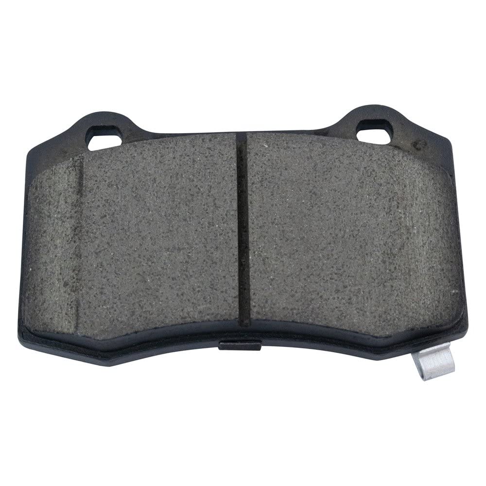 TRQ Rear Brake Pad & Rotor Kit Brake Pads Brake Rotor Ceramic Vented Compatible with 2018-2019 Dodge Durango 2012-2019 Jeep Gran