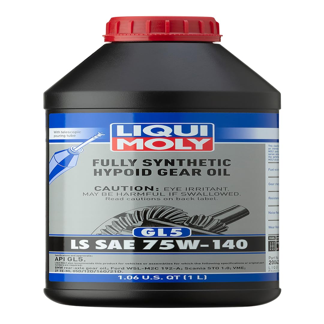 Liqui Moly 1L Fully Synthetic Hypoid Gear Oil (Gl5) Ls Sae 75W-140