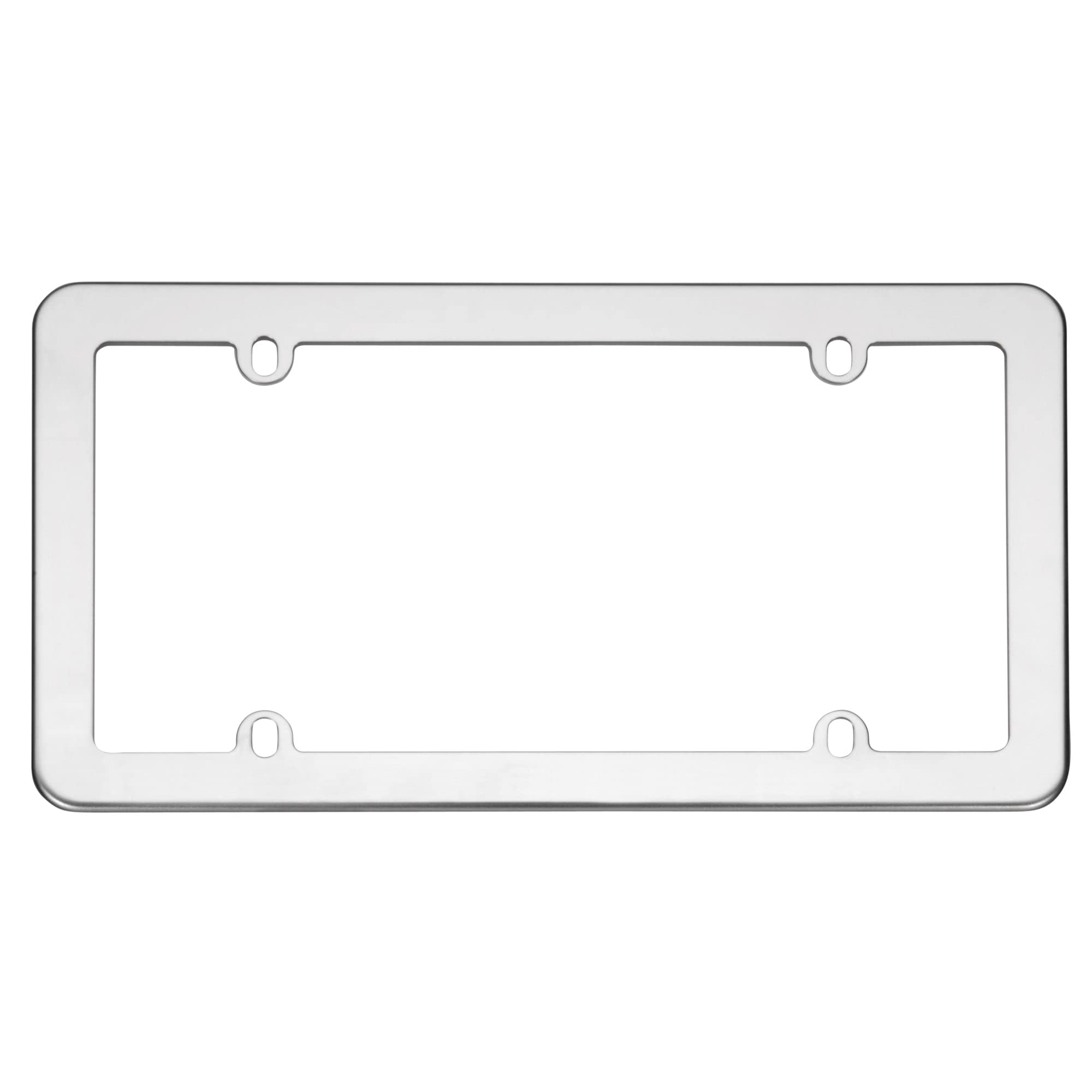 Cruiser Accessories 21110 Stainless License Plate Frame, Stainless Steel