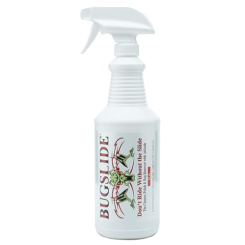 Bugslide Bug Remover – All Purpose Car Cleaner & Detailer Spray, For Vehicle Interior & Exterior Use, Shines, Degreases, Polishes, Wipes Away Bugs On Plastic, Metal,Glass, Windows, Mirrors, 32 Oz