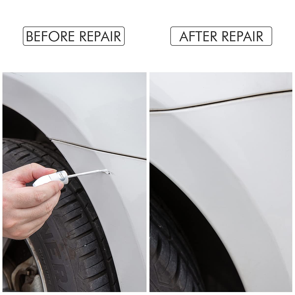 XTryfun Touch Up Paint for Cars Paint Scratch Repair, Waterproof Auto Scratch Remover Pen (Black Pearl)