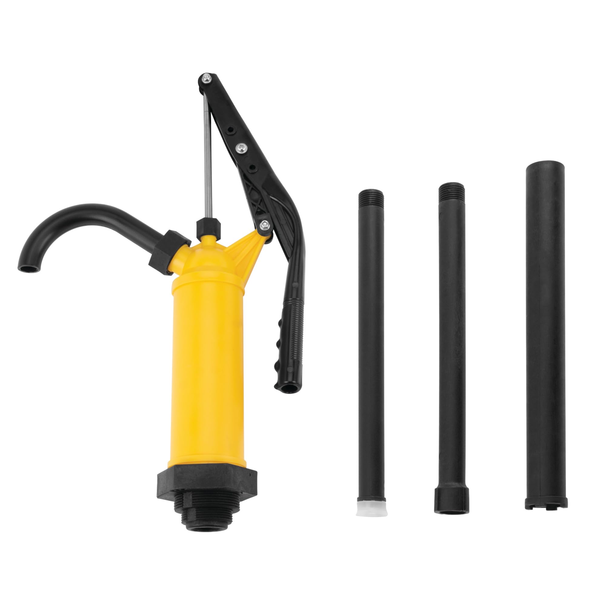Performance Tool W54269 Yellow General Purpose Lever Action Barrel Drum Pump - Fits 15 To 55 Gallon Drums