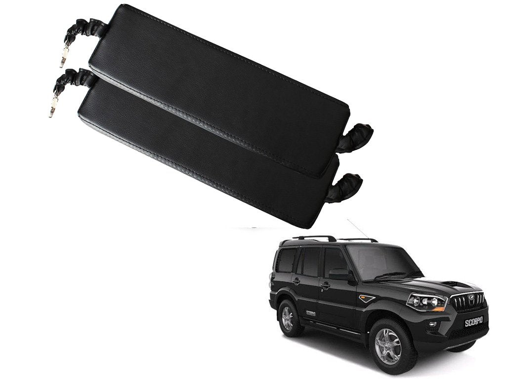 Kozdiko Black Color Seat Gap Filler Set of 2 Pcs ForMahindra Scorpio
