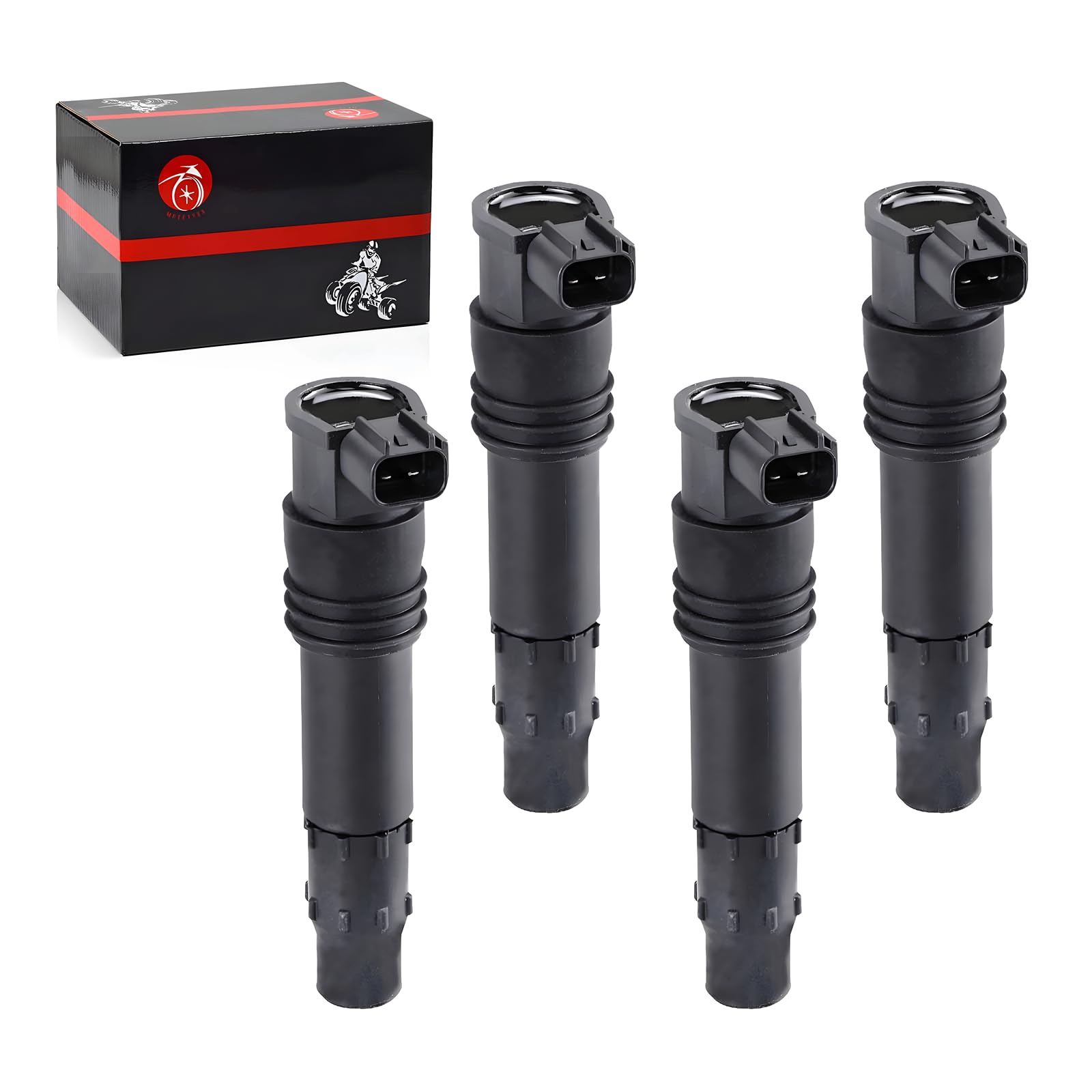 4pcs Ignition Coils For Suzuki GSX-R600 GSX-R750 GSX-R1000 Katana GSX650F Bandit GSF1250 Burgman AN650 Boulevard C109R VLR1800 M