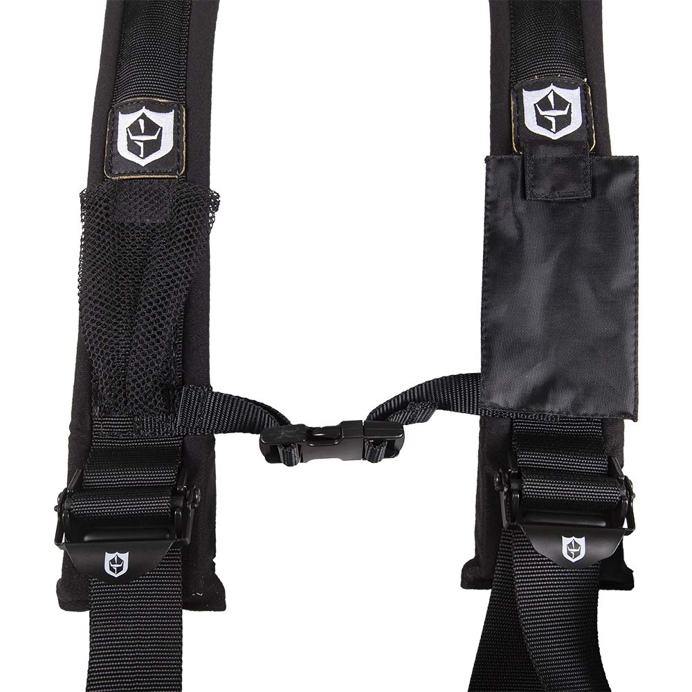 Pro Armor A114220 Black 4 Point Harness 2 Straps, 2 Pack
