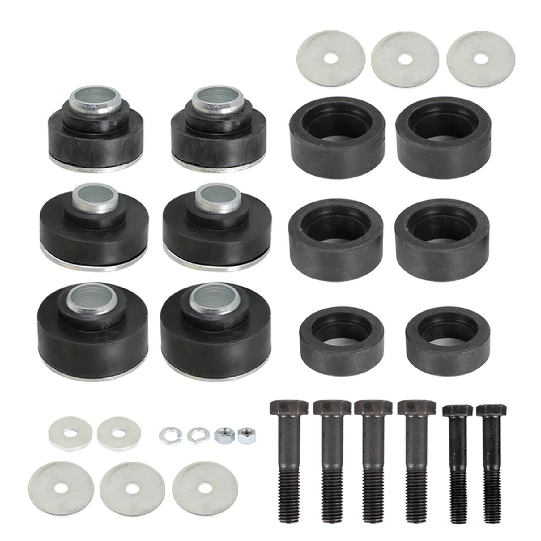 WFLNHB Subframe Body Mount Bushings Kit Replacement for Firebird 1967-1972 Camaro 1967-1981 Replacement for Chevrolet Nova 1968-