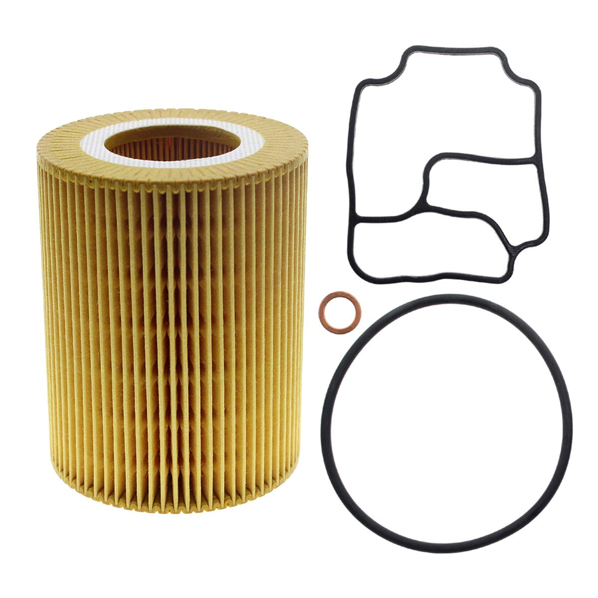 Autokay Engine Oil Filter W/Housing Gasket Fits For Bmw E39 E46 E60 X3 X5 Z3 Z4 525I 530I 323Ci 328Ci 323I 323Is 325Is 328I 325X