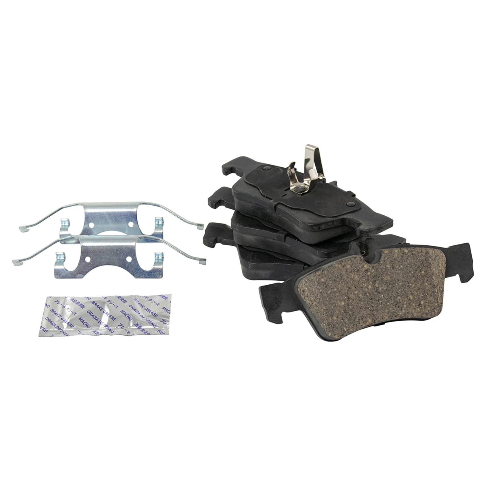 TRQ Brake Pad Premium Ceramic Rear Kit for Mercedes Benz CL E S SL Series