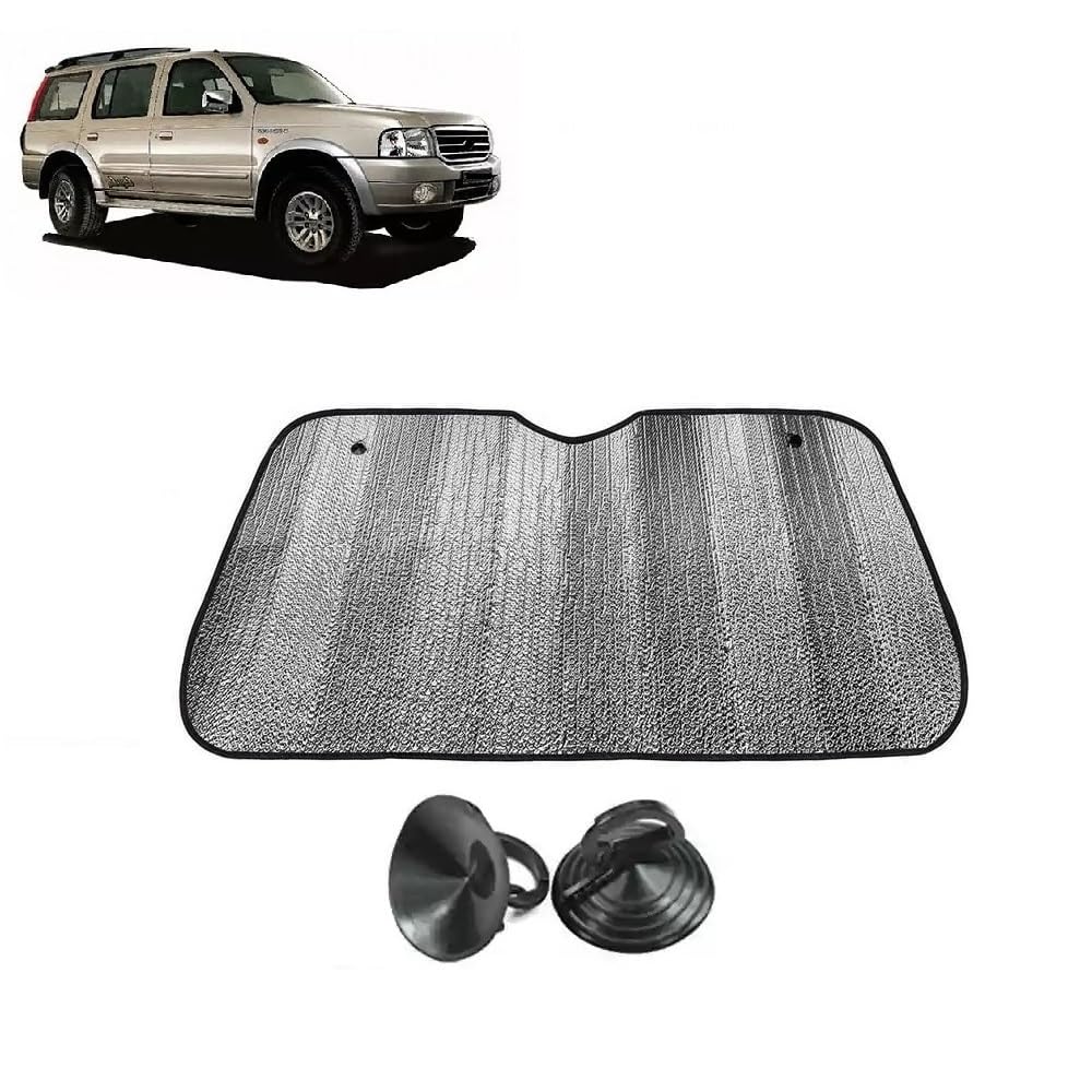 Car Windshield Sun Shade UV Rays Protector Silver Sunshade Solar Reflective Suitable for Endeavour