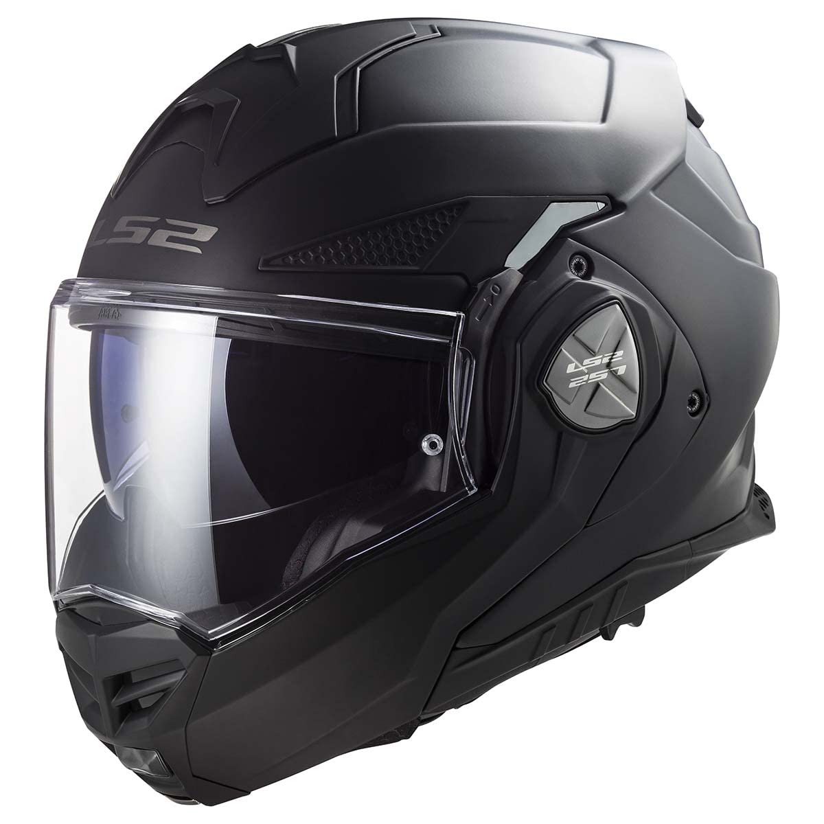 LS2 Helmets Advant X Modular Helmet (Matte Black - Medium)