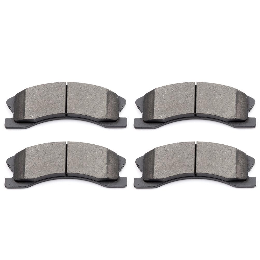 Eccpp D945-7846 4Pcs Front Ceramic Disc Brake Pad Set Fit For Jeep Grand Cherokee 1999-2004