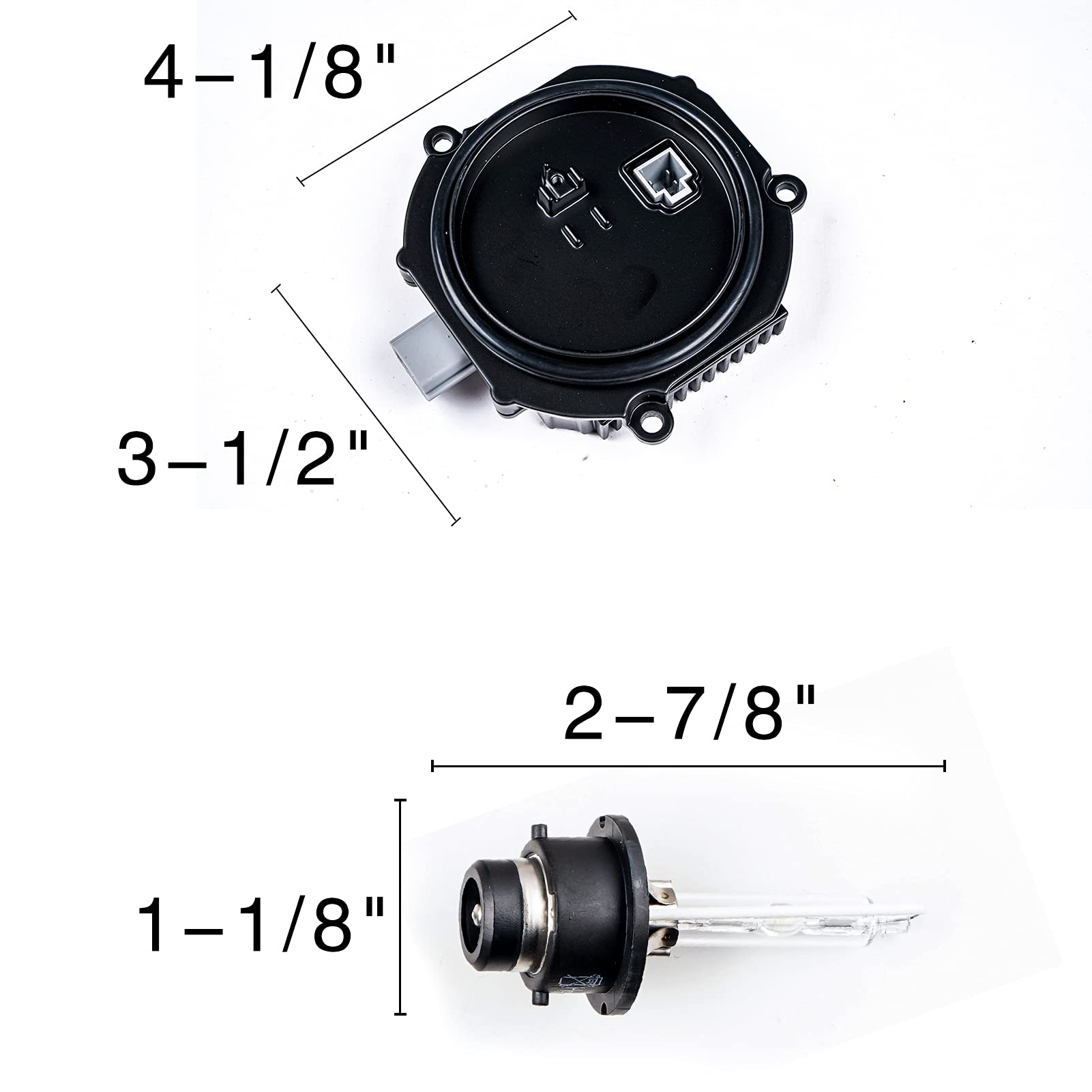 RYANSANS Xenon HID Headlight Ballast Control Unit W/D2S Bulb & Igniter Module, Model SS021, Compatible with Infiniti & Nissan Models