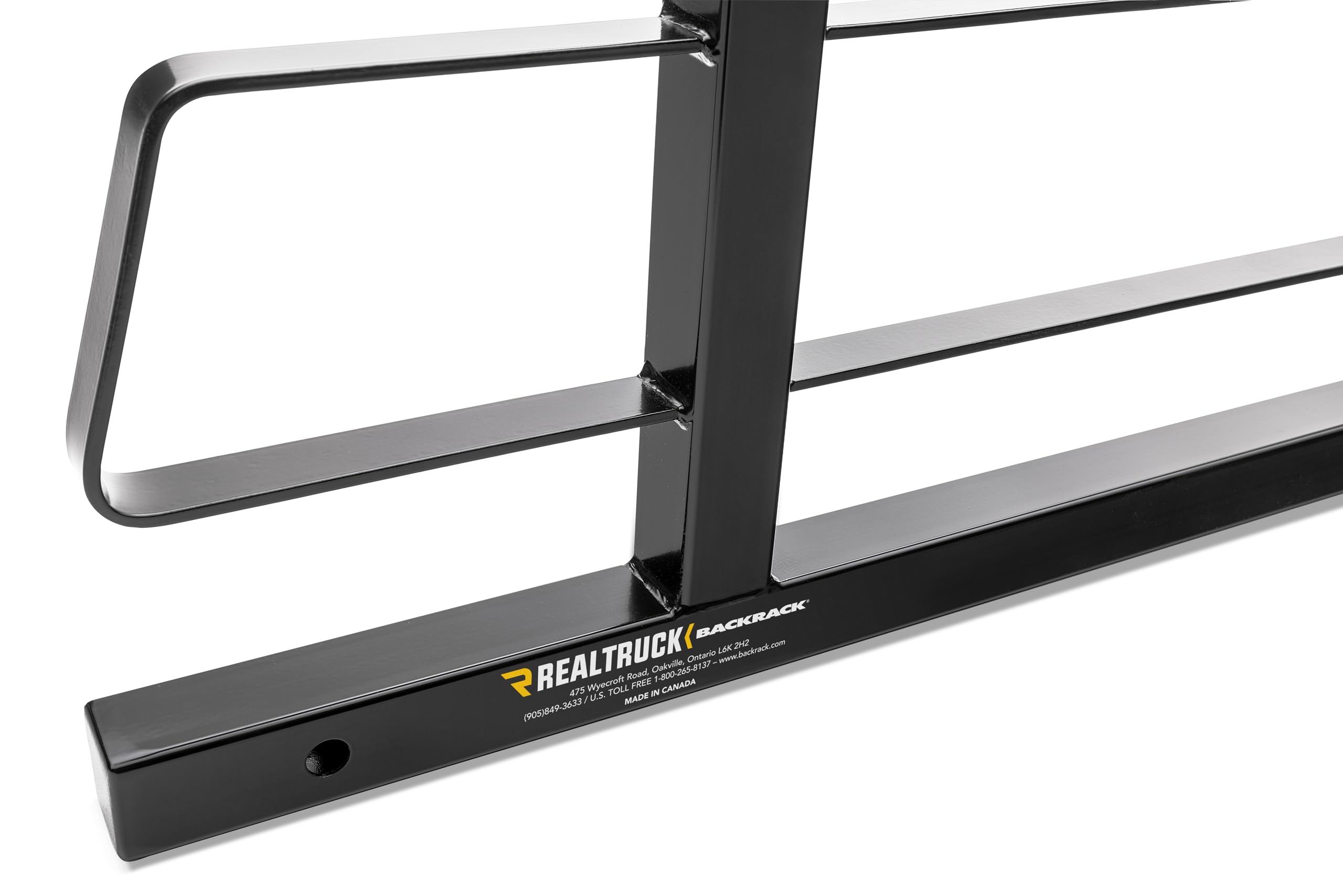 Realtruck Backrack Original Rack Frame Only | Black, No Drill | 15018 | Fits 1999-2025 Ford F-250/F-350/F-450