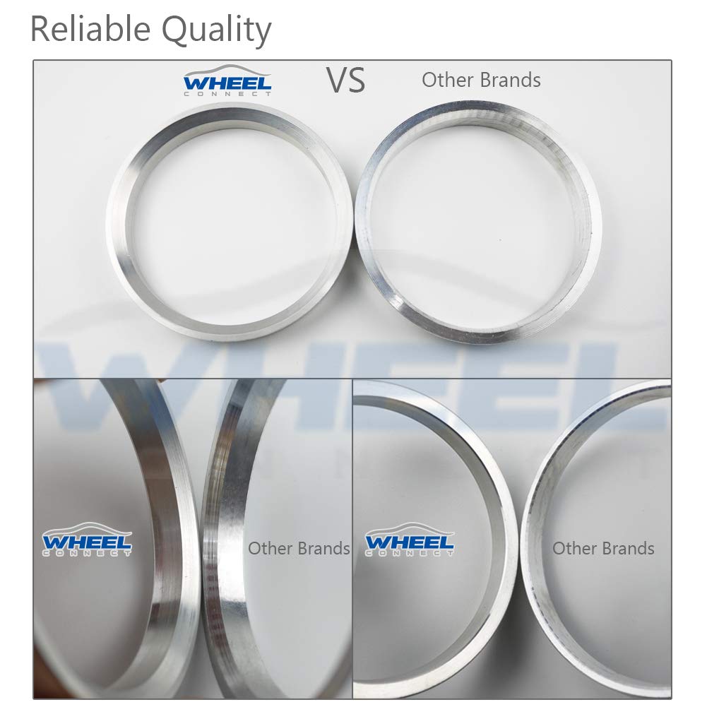 Wheel Connect Hub Centric Rings,110 To 77.8, Set Of 4, Aluminium Alloy Hubrings, O.D:110Mm I.D 77.8Mm. A