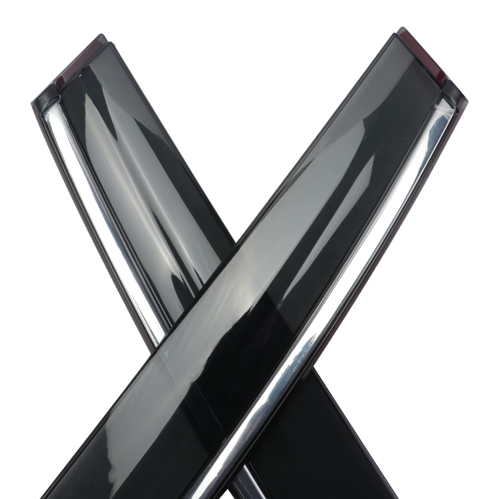 Misioek Rain Guards Suitable For Crv 2012-2016, Window Visor, Dark Smoke Accessories, Window Deflectors, Rain Guard, 4 Pcs