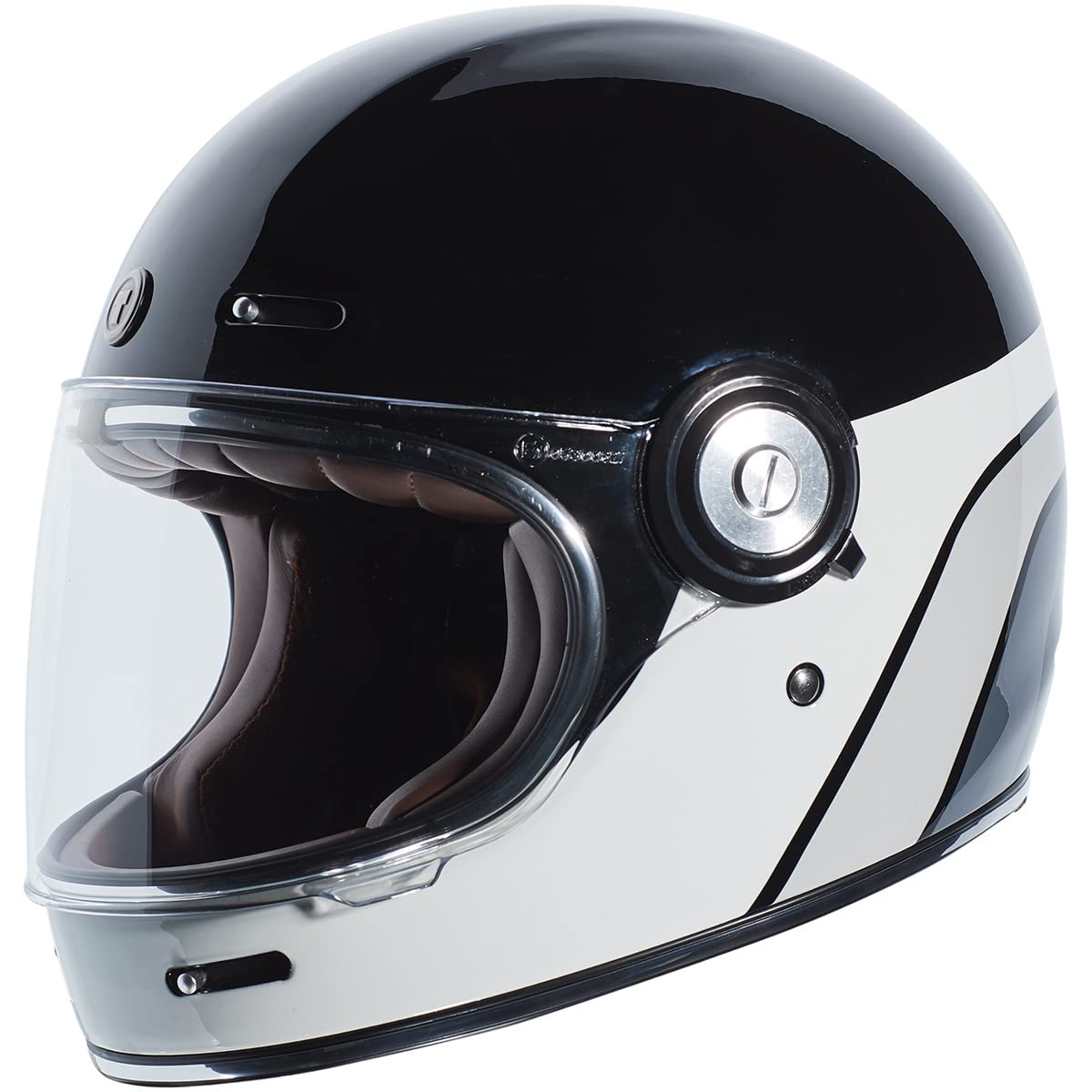 Torc T1/Newport Full-Face Style Motorcycle Helmet (Gloss Black Dreamliner Grey, 3X-Large)