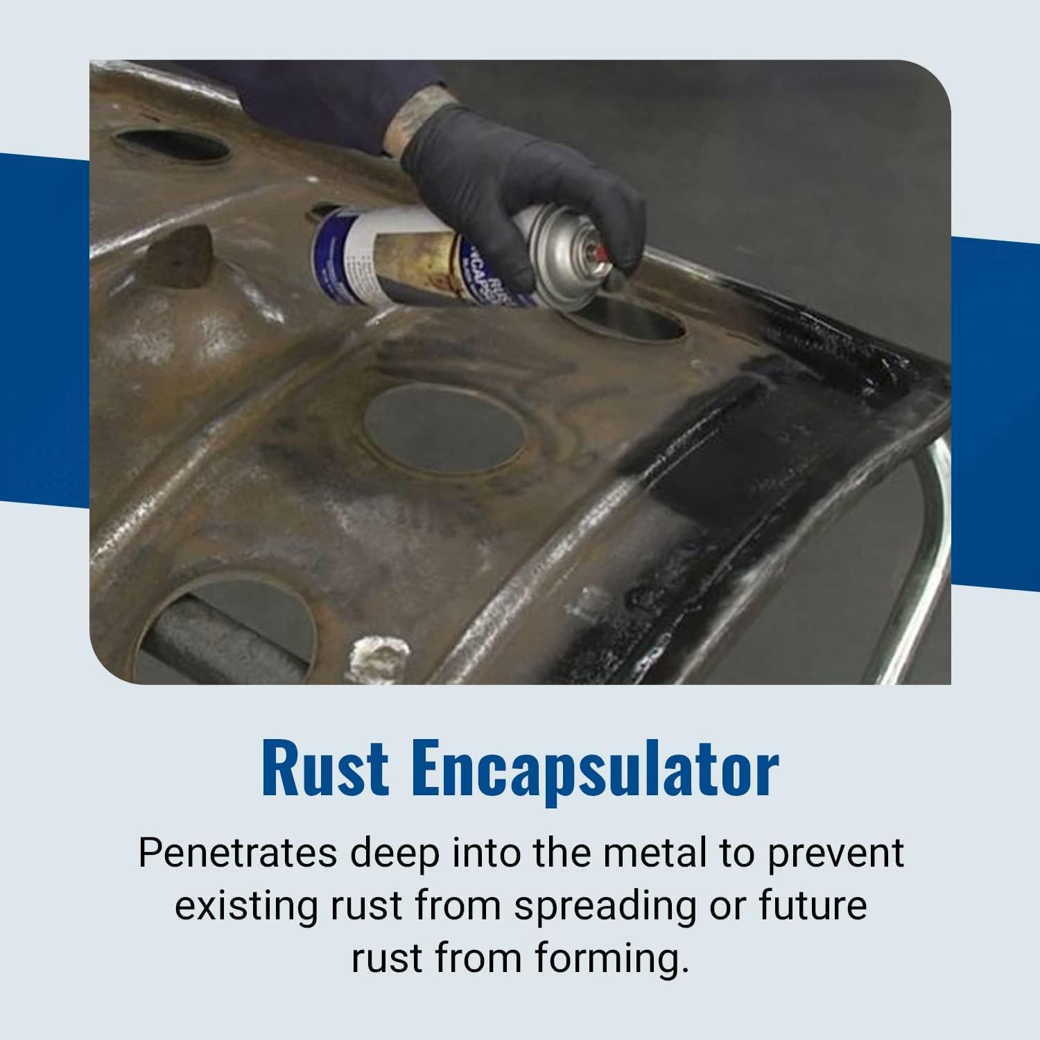 Eastwood Rust Encapsulator Aerosol - Quick Drying, UV & Heat Resistant, 15 Oz (4 Pack), Matte Black, Concentrate