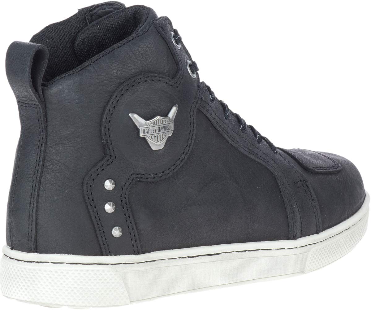 Harley-Davidson Footwear Women's Bateman 4 Metal Motorcycle Boot, Black, 8.5