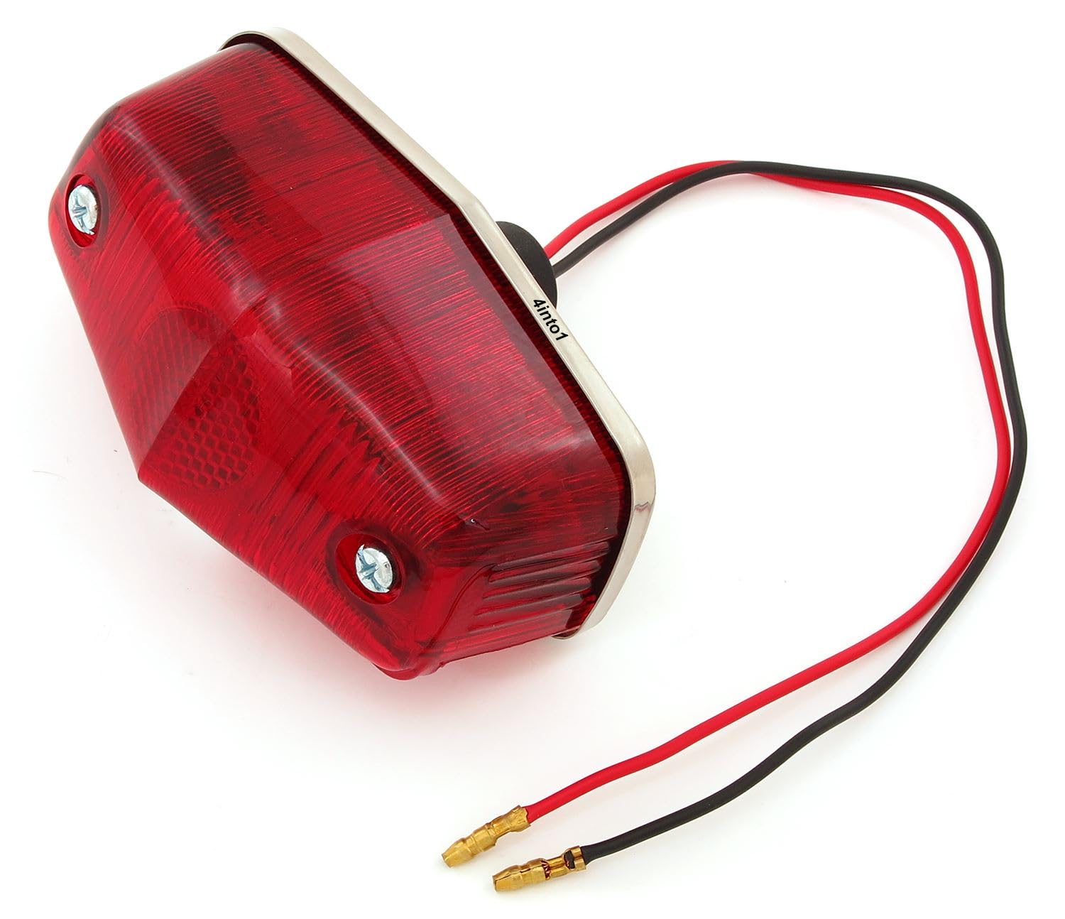 4Into1 Lucas Style Tail Light Replacement Assembly Unit Motorcycle Scooter Dirt Bike