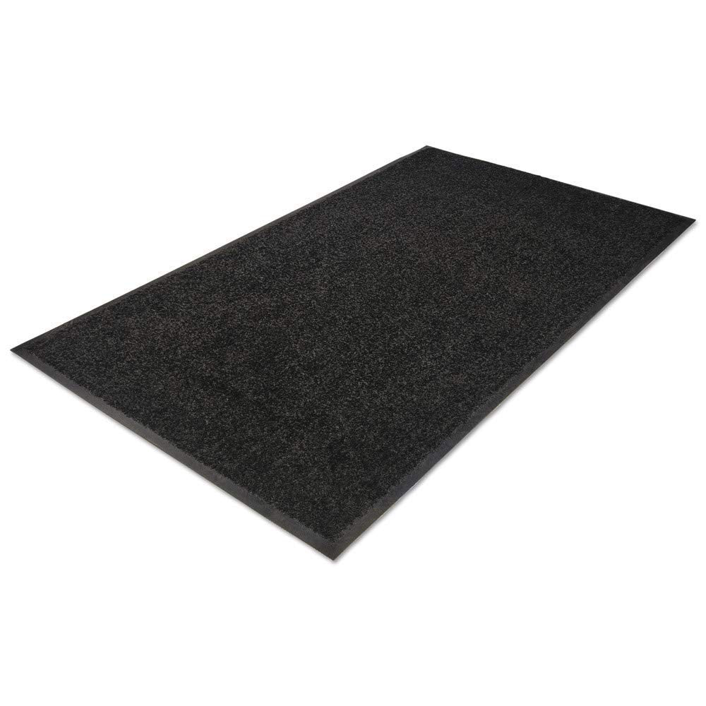 Guardian 94030535 Platinum Series Indoor Wiper Floor Mat, Rubber with Nylon Carpet, 3x5, Black