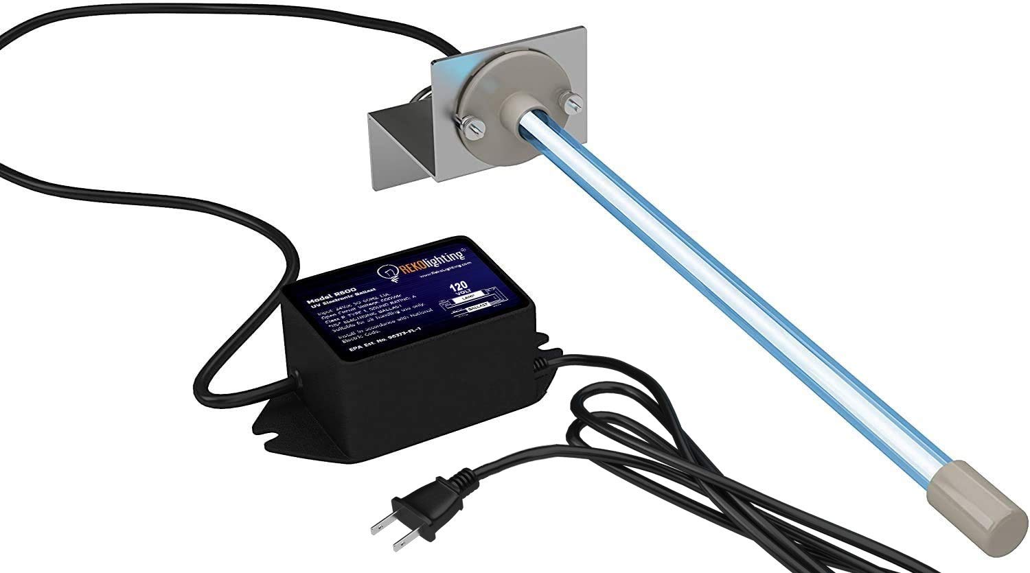 120-220v Power R600 UV Light Coil Cleaner for HVAC AC 14 Germicidal Bulb with Magnet