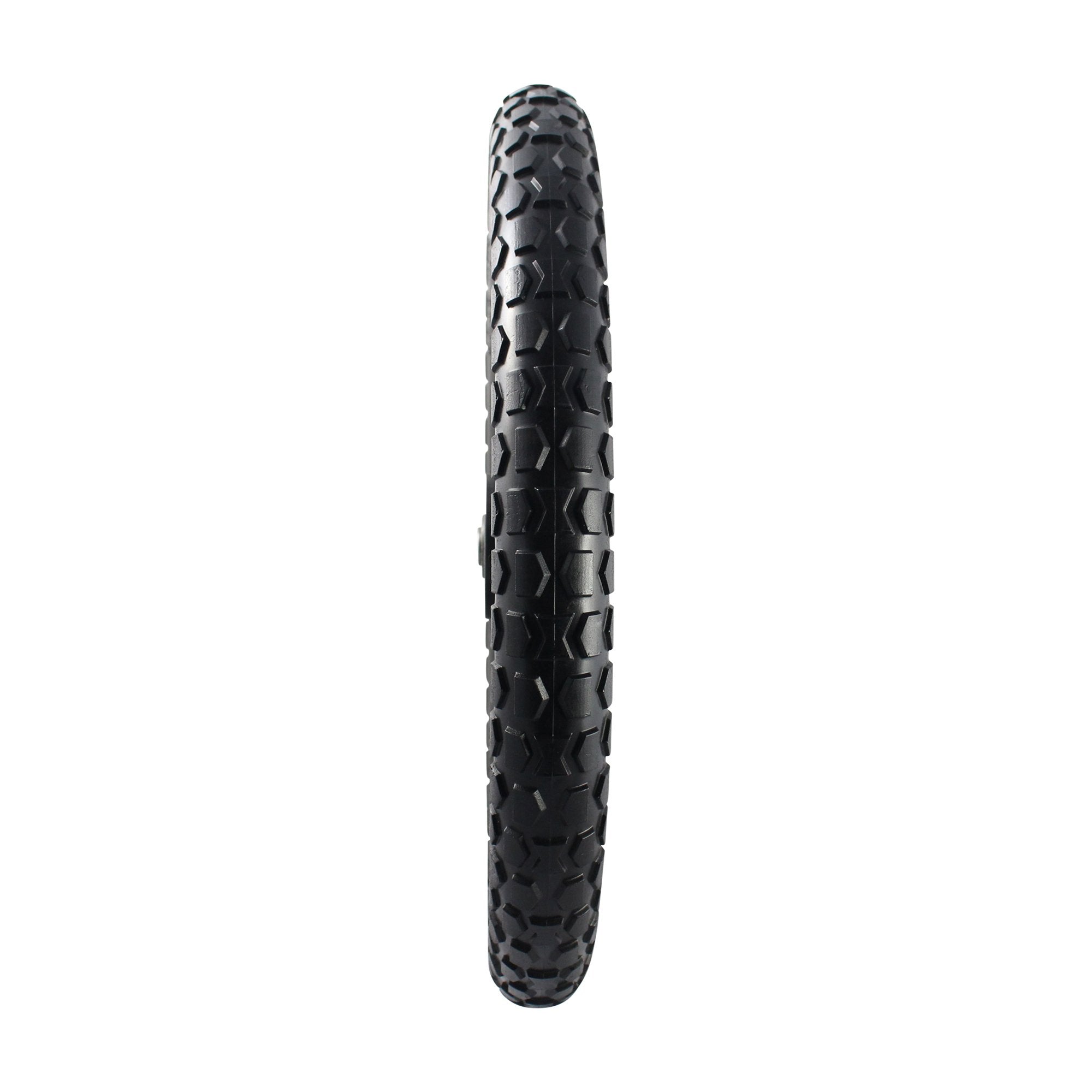 Marathon 2 Pack Flat Free 20" Replacement Tire Assembly for Rubbermaid Big Wheel Carts, Black, Plastic, Model 92010