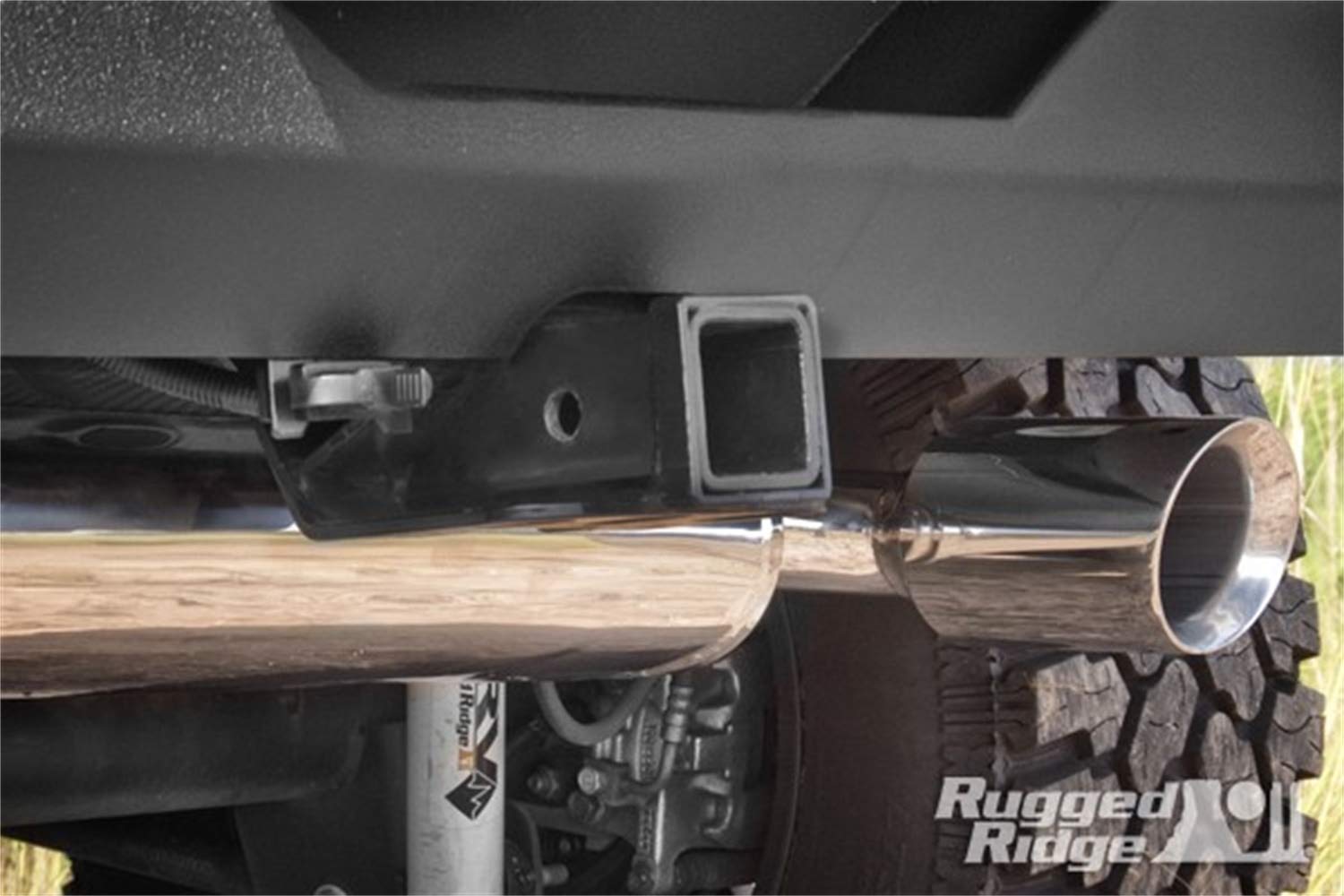 Rugged Ridge | Trailer Hitch, 2 Inch | 11580.10 | Fits 2007-2018 Jeep Wrangler Jk