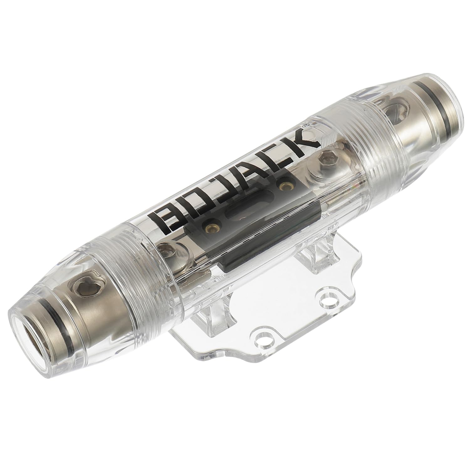 BOJACK ANL Fuse Holder with 400 Amp Fuse,Secure in-Line Installation for 0/2/4 AWG 0, 2, 4 Gauge Wires Fuse Holder 400A