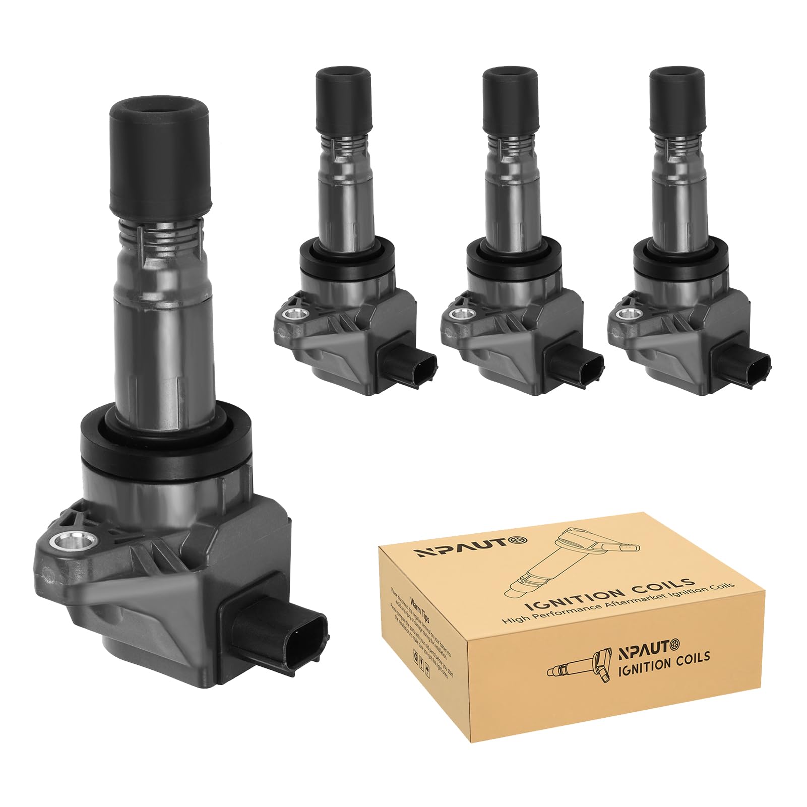 Ignition Coil Pack Replacement For 1.8 1.8L 2012 2013 2014 2015 Honda Civic, 2016-2017 Honda Hr-V Hrv, 2.0L 2.0 2013-2015 Acura Ilx, Uf672 C1823, Set Of 4