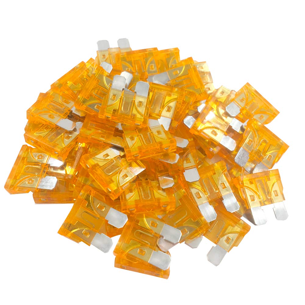 (50 Pcs) Mcigicm 5 Amp Atc Fuse Blade Style 5A Automotive Car Truck