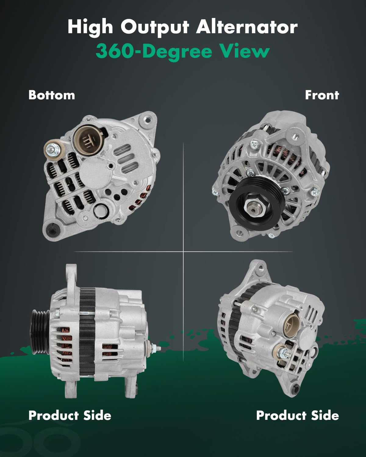 SCITOO Alternator Fit for Chevrolet Metro, Tracker & for GMC Tracker & for Suzuki for Sidekick, Swift, X-90 & for Pontiac Firefl