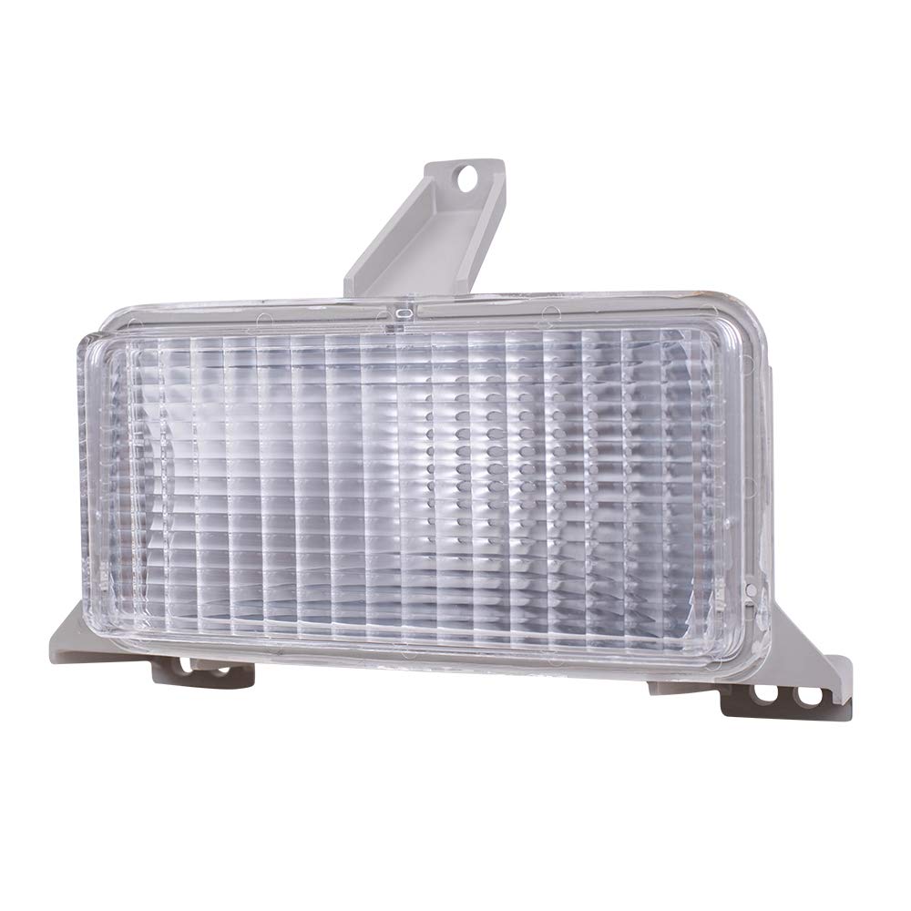 Epic Lighting Lens Housing Park Signal Lights Assembly Replacement For Chevy Gmc 83-87 C/K Pickup Chevy 83-88 Blazer Jimmy Subur