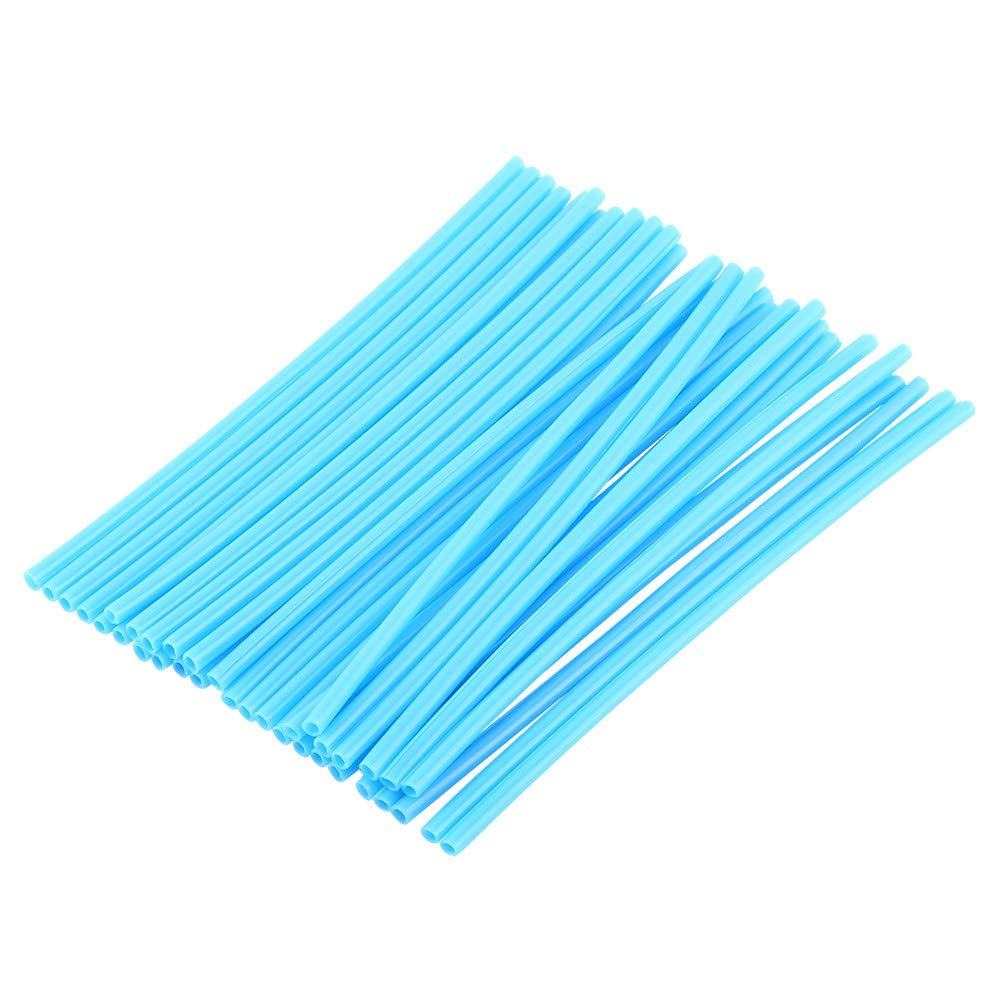 VGEBY 36Pcs Spoke Skins,Motorcycle Dirt Bike Enduro Wheel Motocross Spoke Skins Rims Covers (Sky Blue) Spoke Skins Blue And Pink