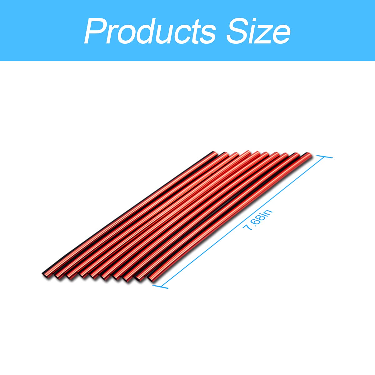 20 Pieces Car Air Conditioner Decoration Strip For Vent Outlet, Universal Waterproof Bendable Air Vent Outlet Trim Decoration, Suitable For Most Air Vent Outlet, Car Interior Accessories (Red)