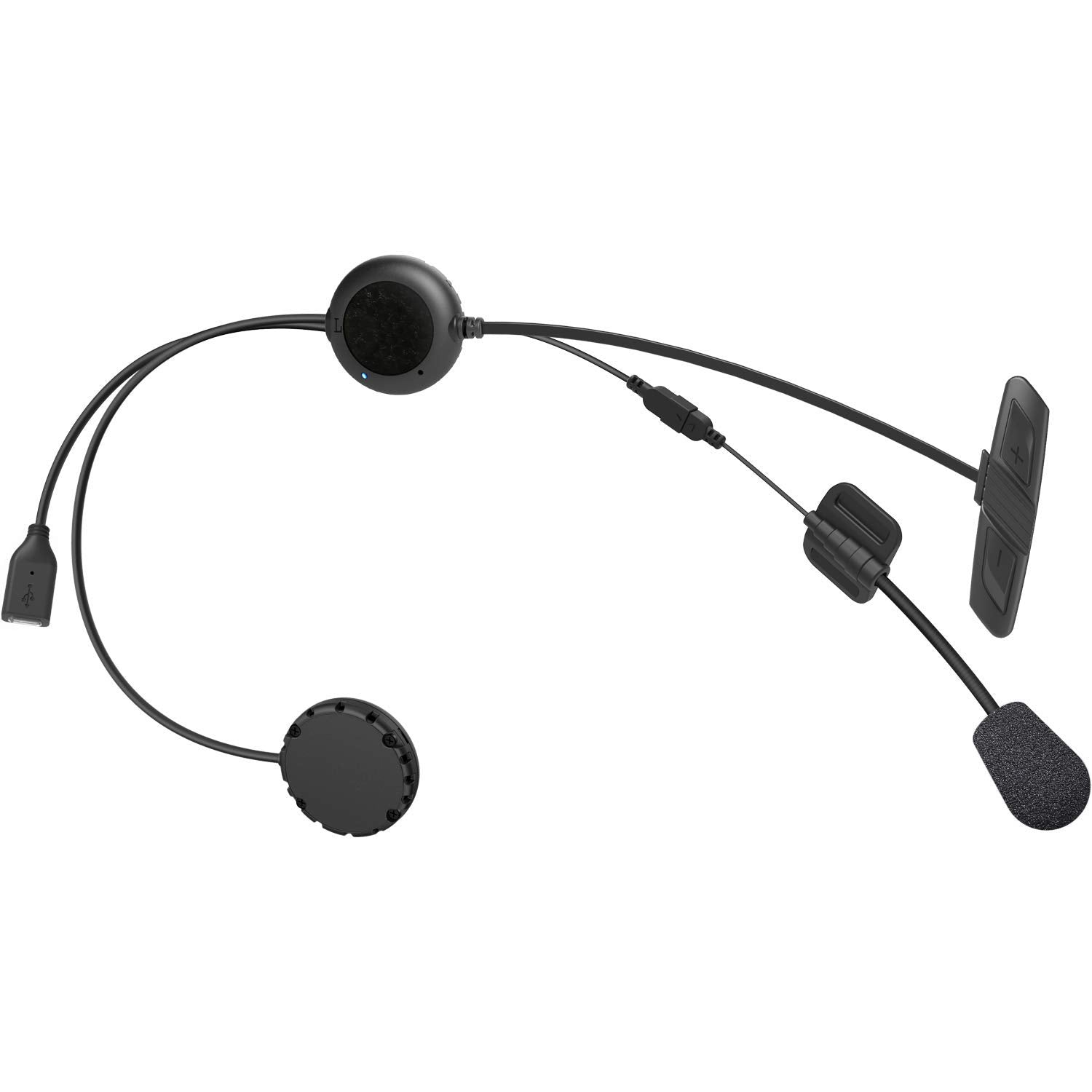 Sena 3S Plus Universal Motorcycle Bluetooth Headset, Black
