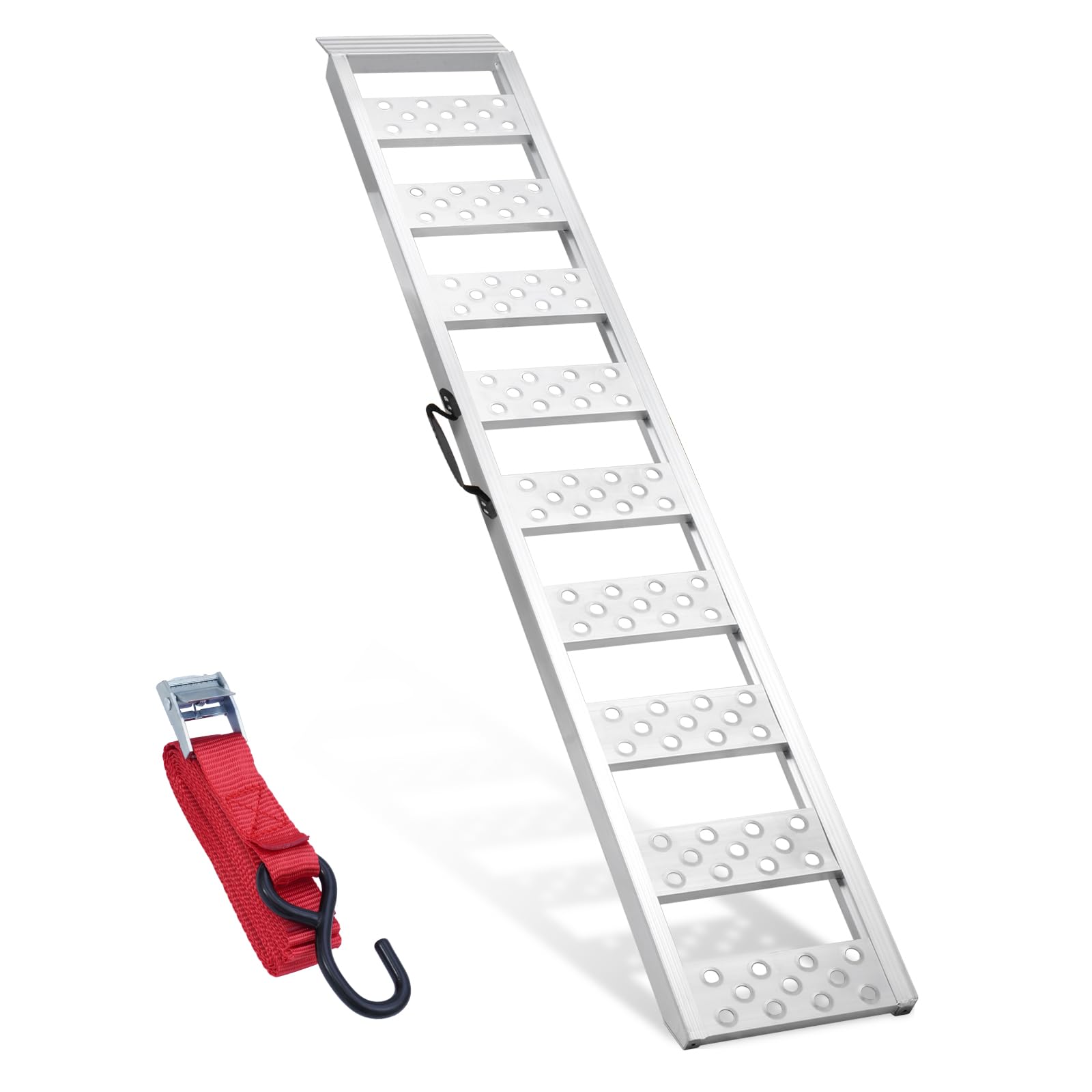 VENDAV Motorcycle Loading Ramp, 78 L x 12 W 650lbs Aluminum Motorcycle Ramps for Pickup Trucks & Dirt Bike Ramp for Truck with S
