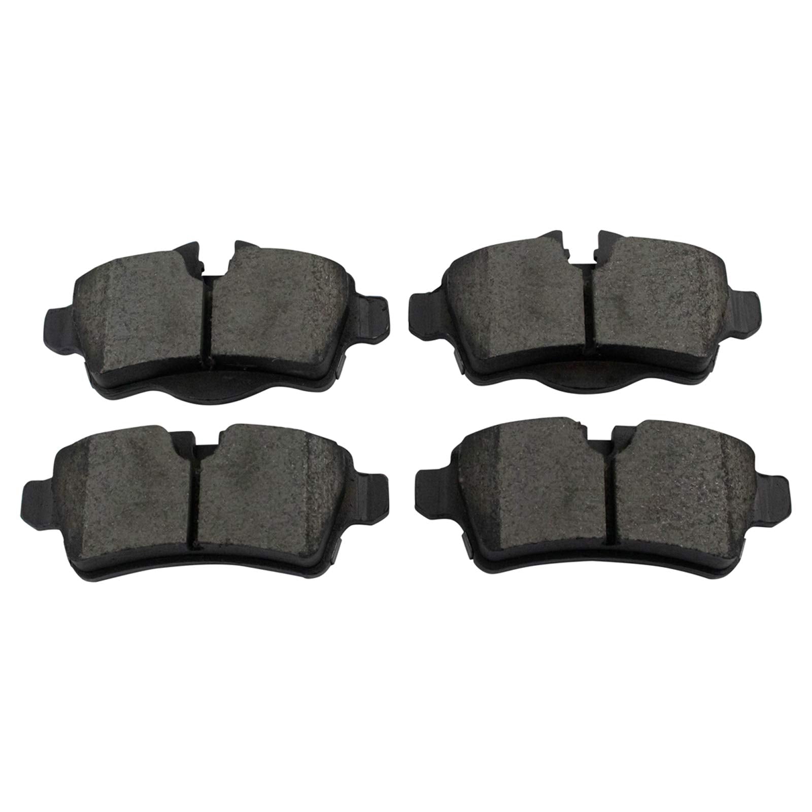 Trq Rear Brake Pads Ceramic Compatible With 2007-2018 Mini Cooper