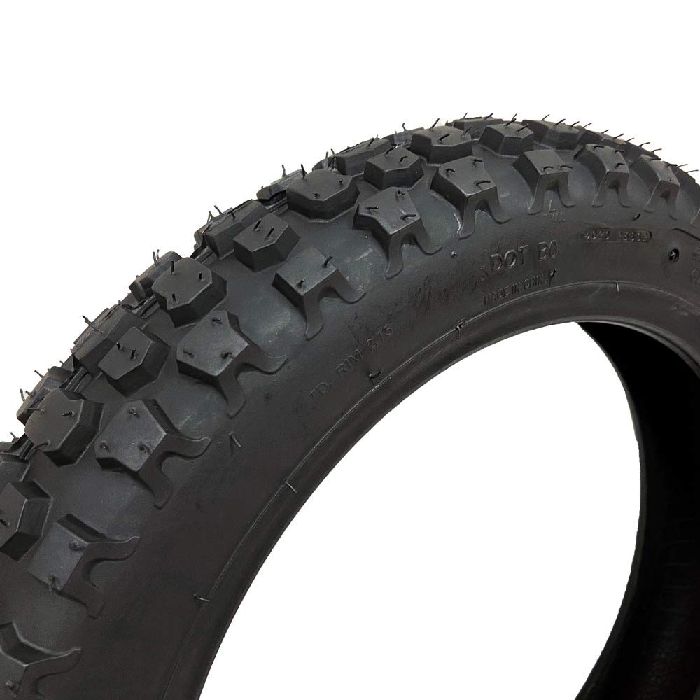 MMG Dirt Bike Tire Set - Front 2.50-14 & Rear 3.00-12 - Off Road Performance