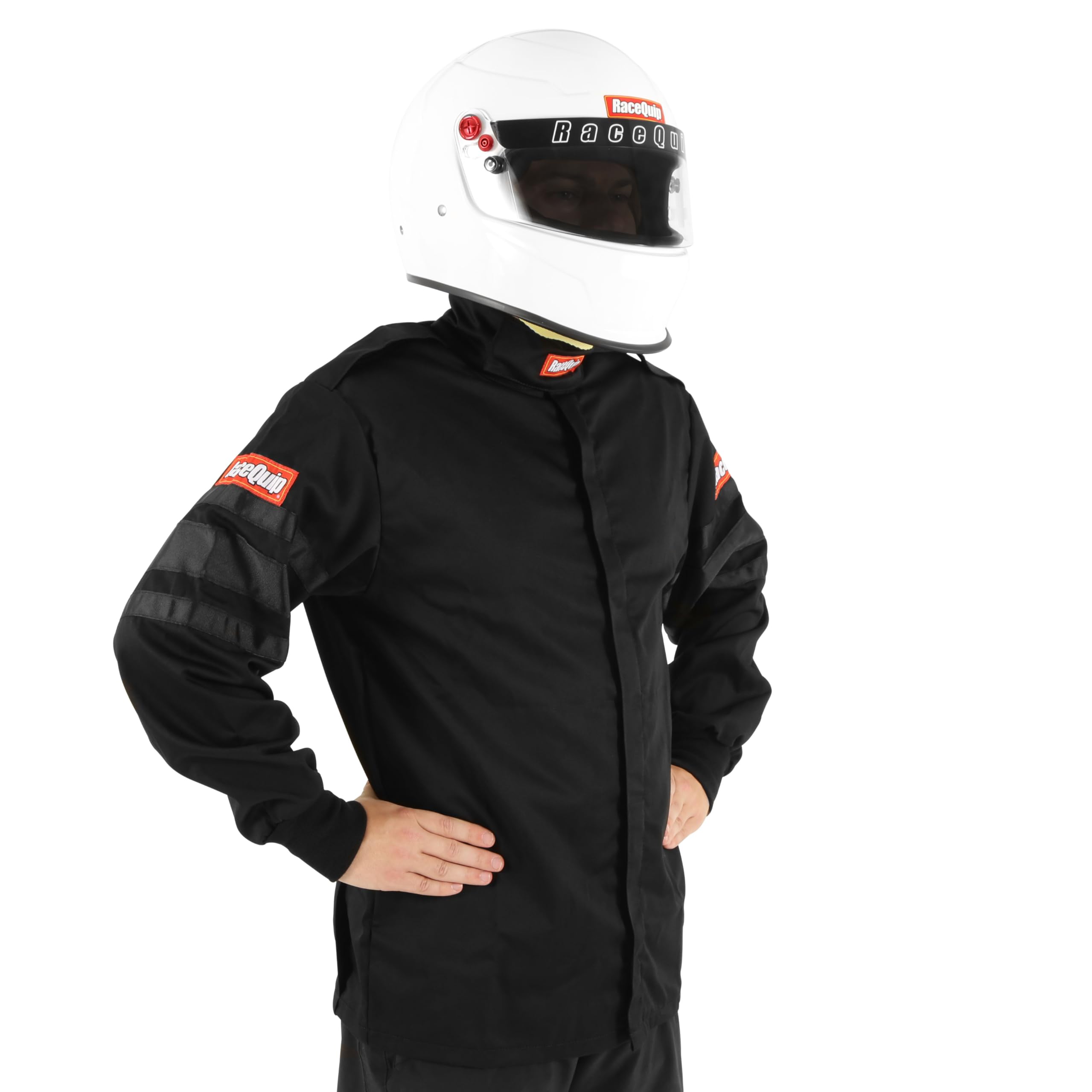 RaceQuip 111000RQP 110 Series Driving Jacket - SFI 3.2A/1 - Black - 5XL