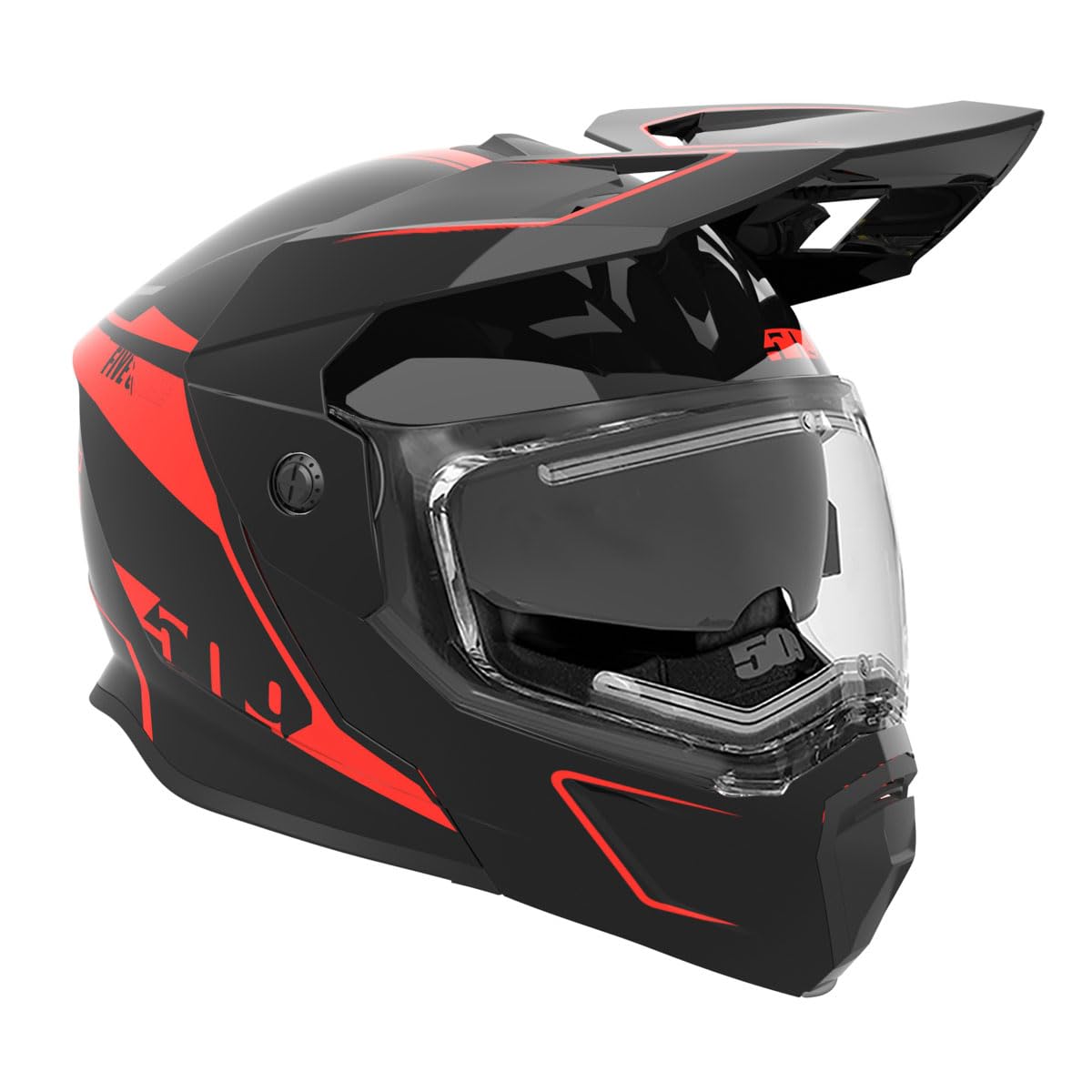 509 Delta R4 Ignite Snowmobile Helmet (Matte Black Aura (2024) - Medium)