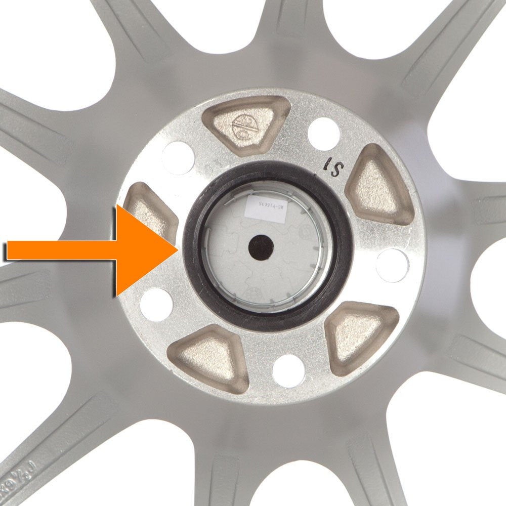 Circuit Performance 73.1Mm Od To 70.6Mm Id Black Plastic Polycarbonate Hub Centric Rings
