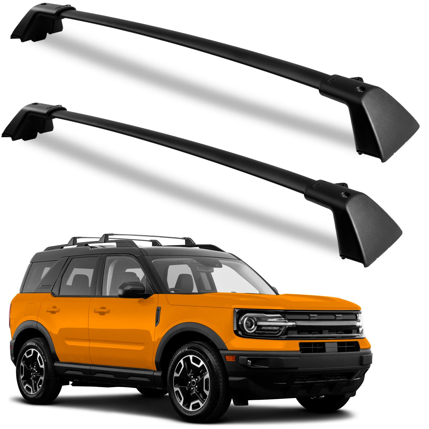 KINGGERI 265lbs Roof Racks Cross Bars for Ford Bronco Sport Base (On-Road) 2021-2024 & Bigbend 2021-2024 & Outer Banks 2021 & He